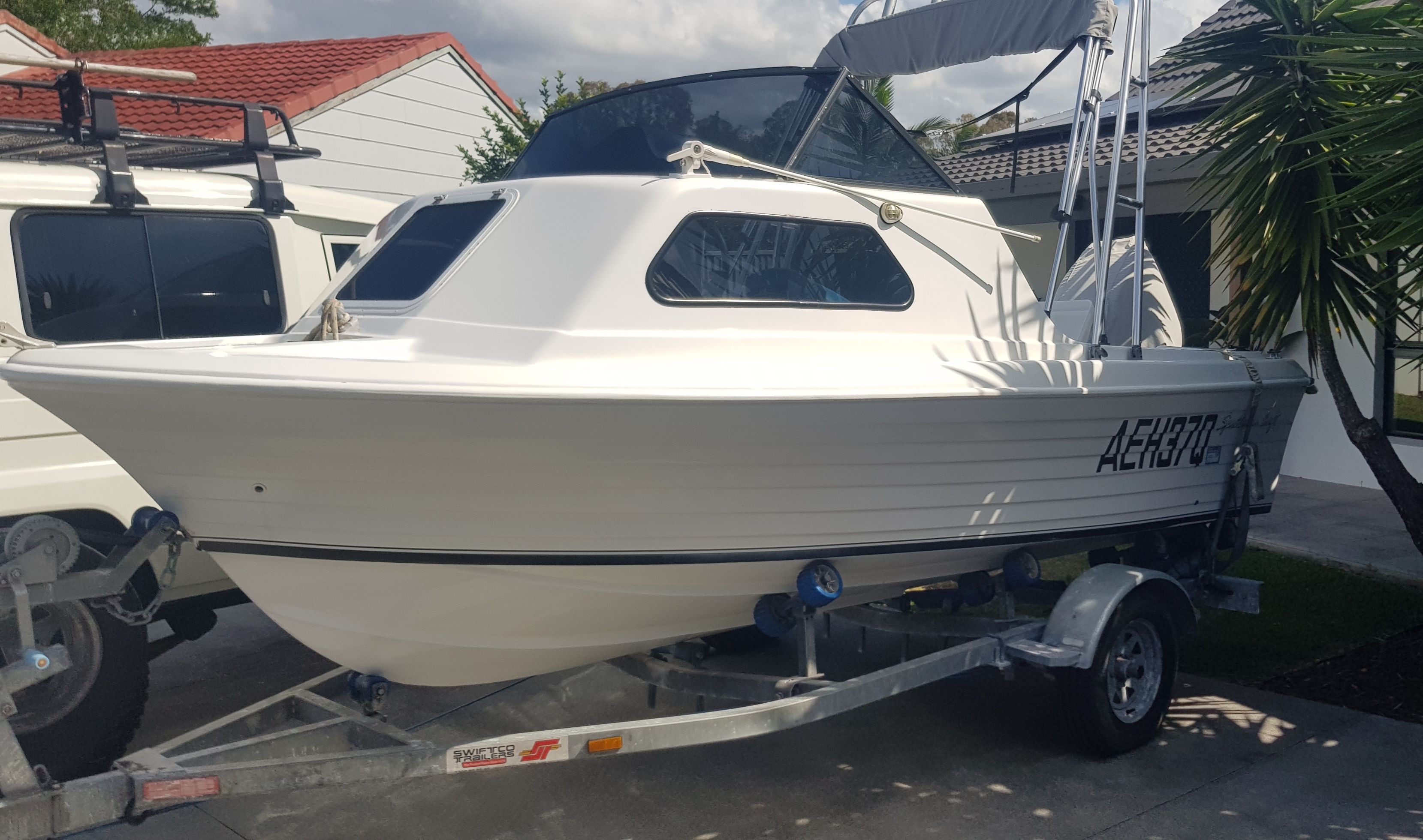 1993 SPORTMANCRAFT 4.6M HALF CABIN