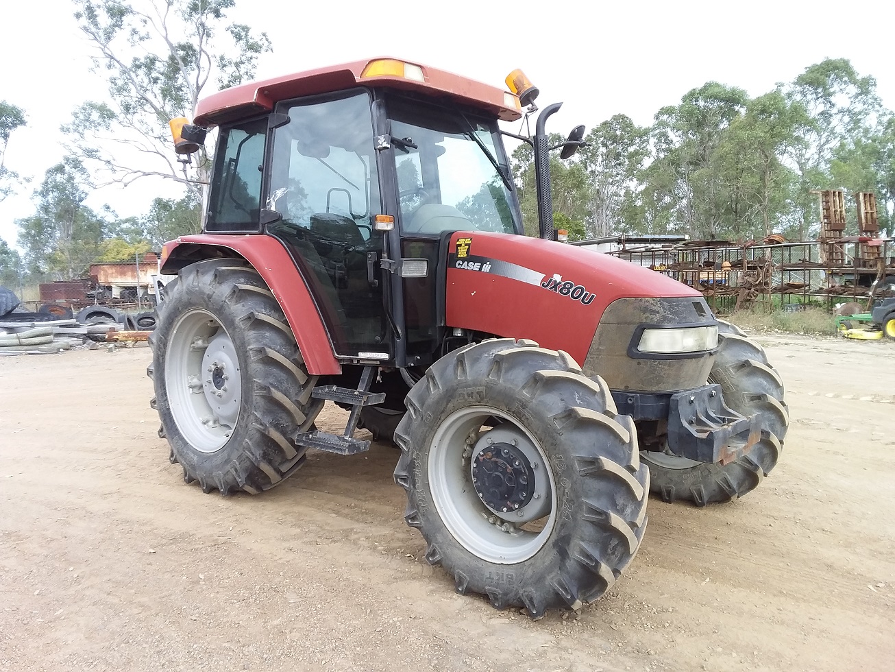 Case JX80U 4x4 Cab Tractor