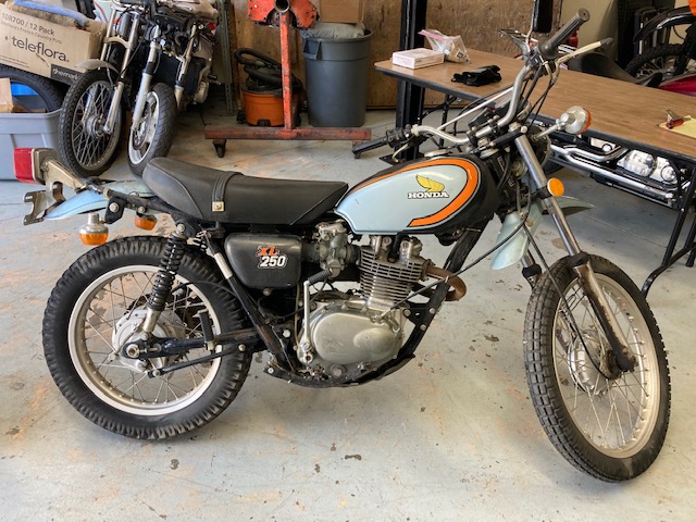 1973 HONDA XL250 MOTORSPORT