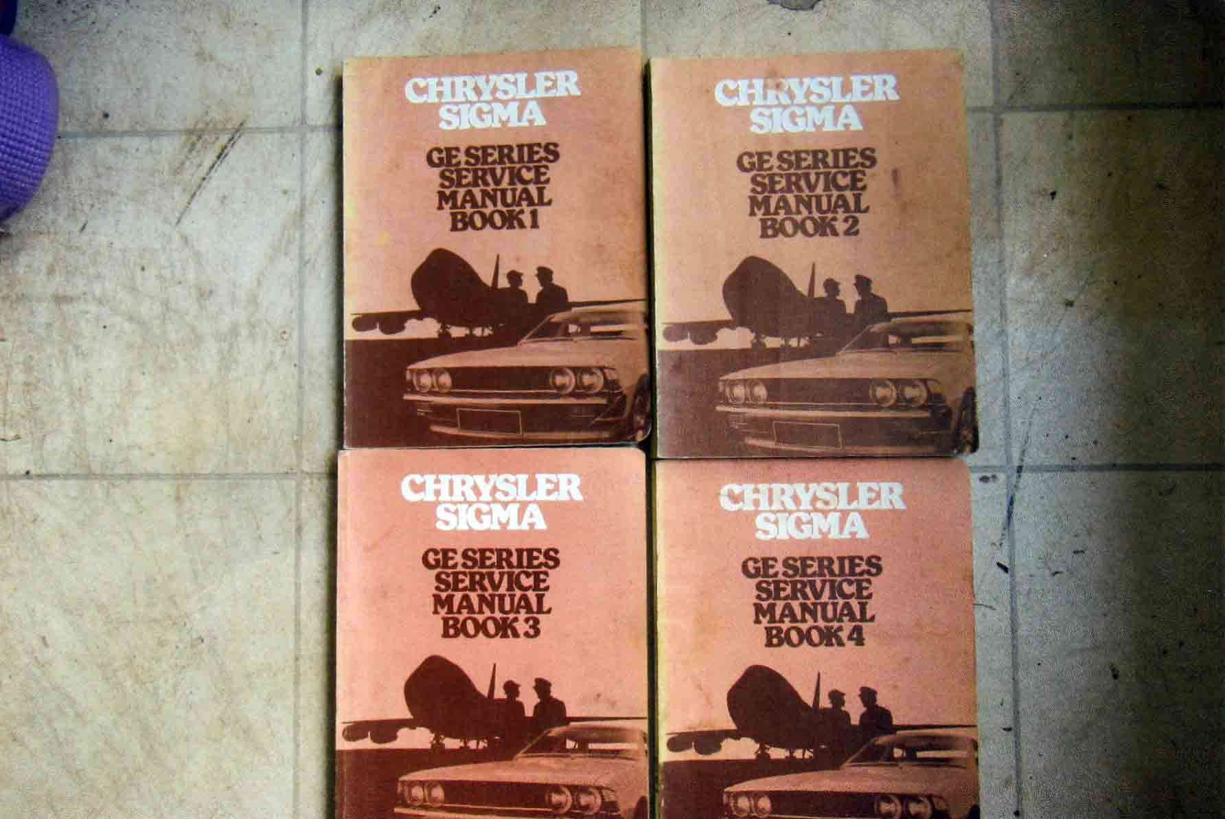 MITSUBISHI SIGMA GE SERIES FACTORY WORKSHOP MANUALS