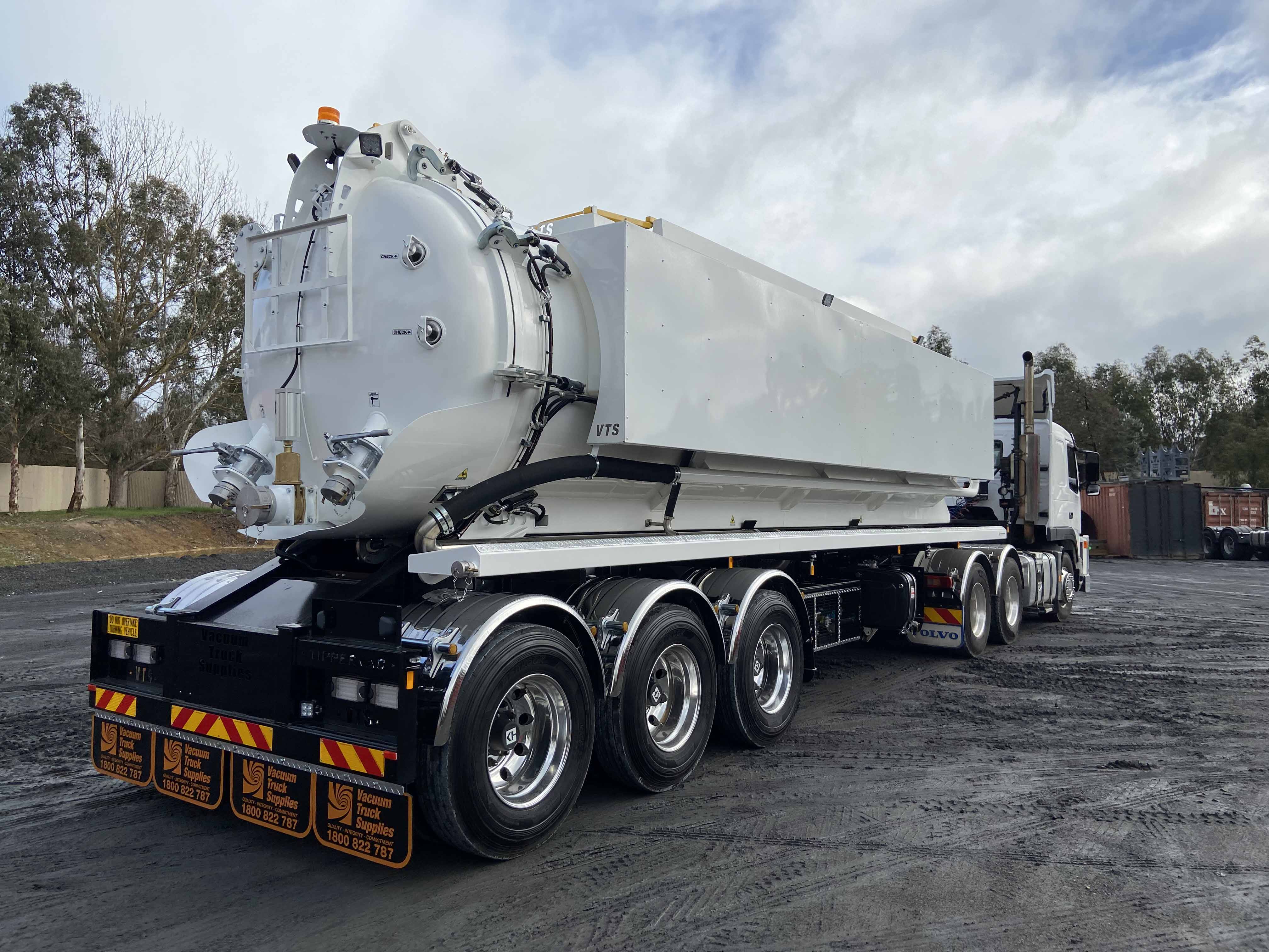 Tippervac Bulk Waste Vacuum Tanker Trailer