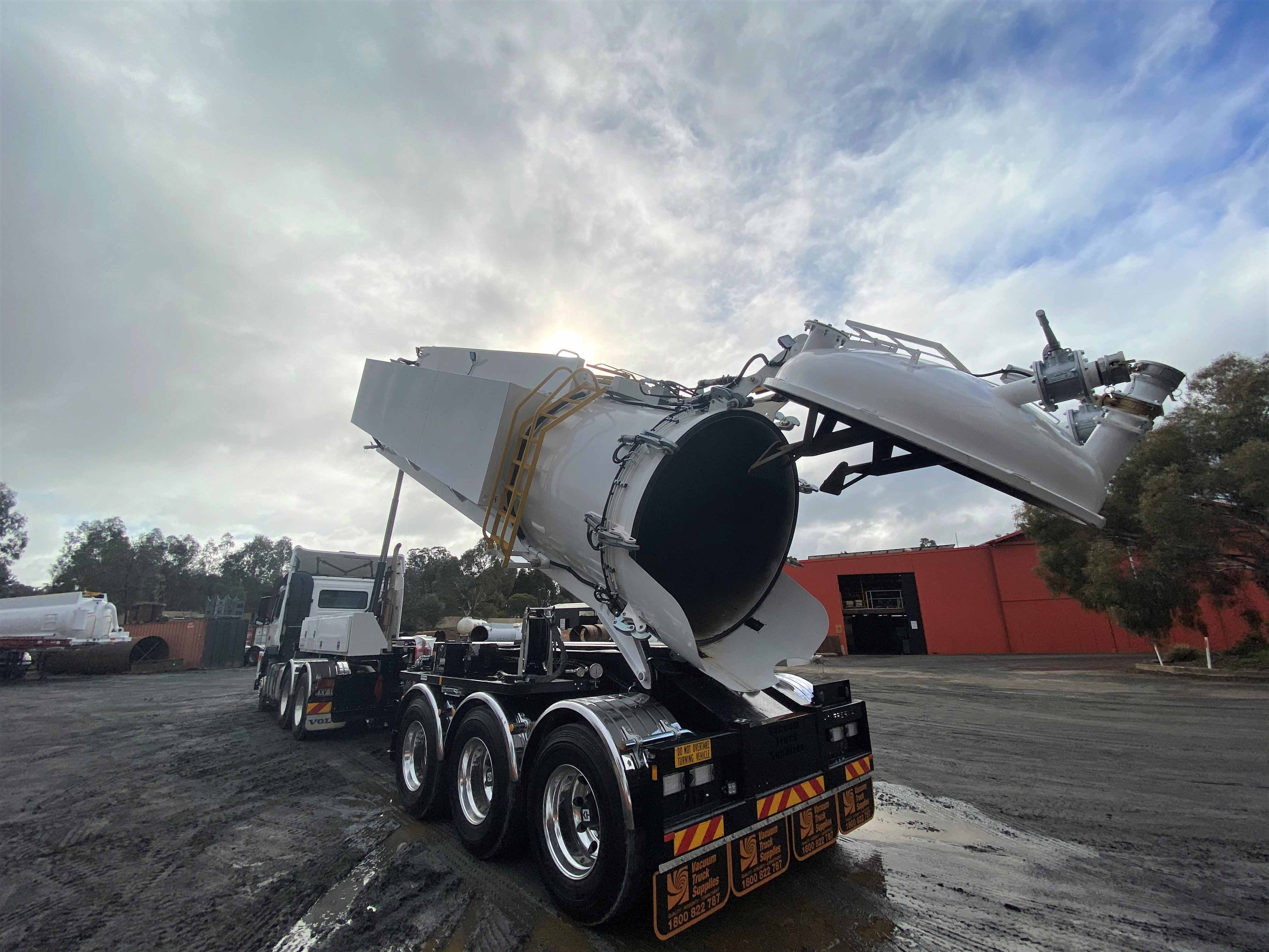 Tippervac Bulk Waste Vacuum Tanker Trailer