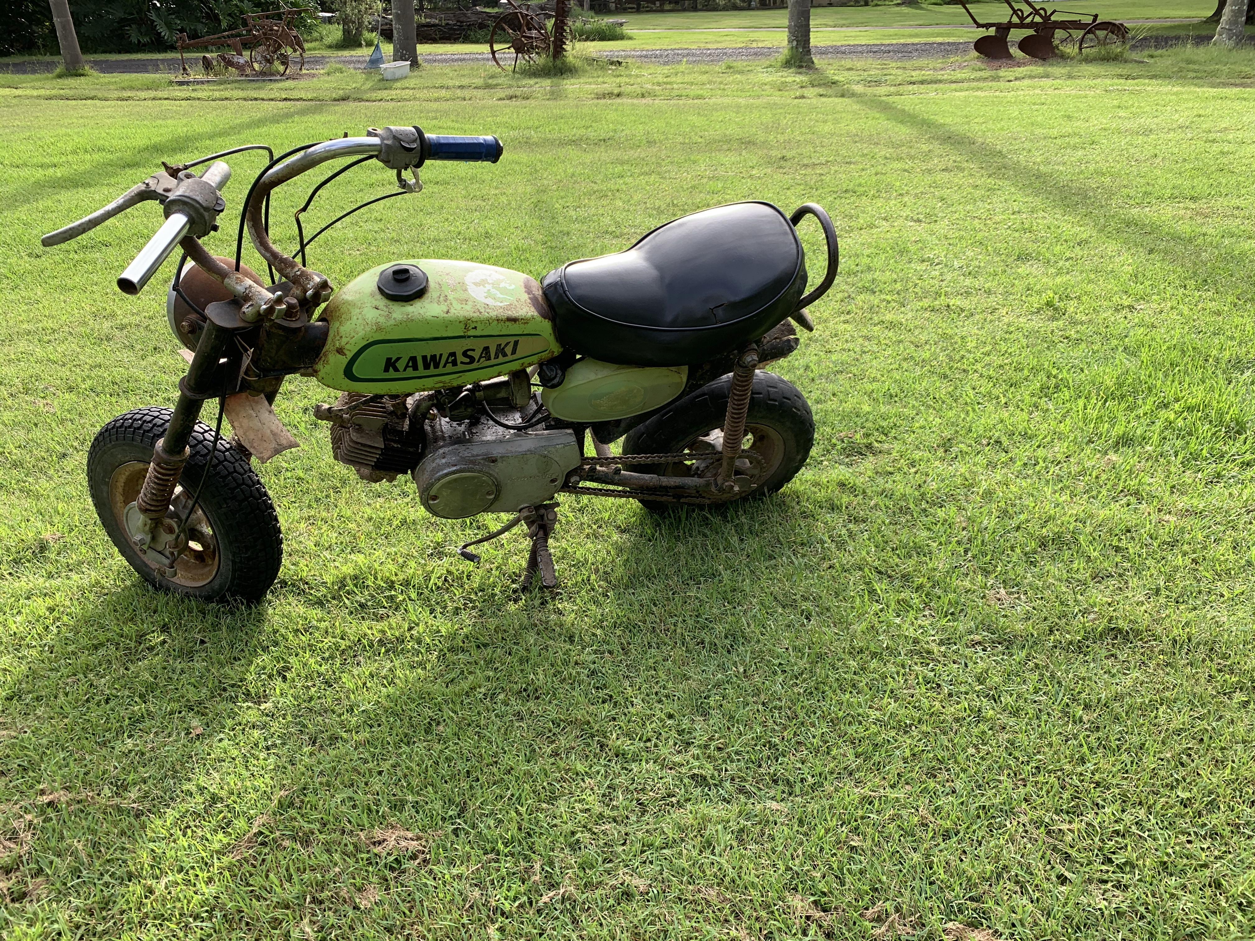 1972 KAWASAKI KV75 MINI BIKE
