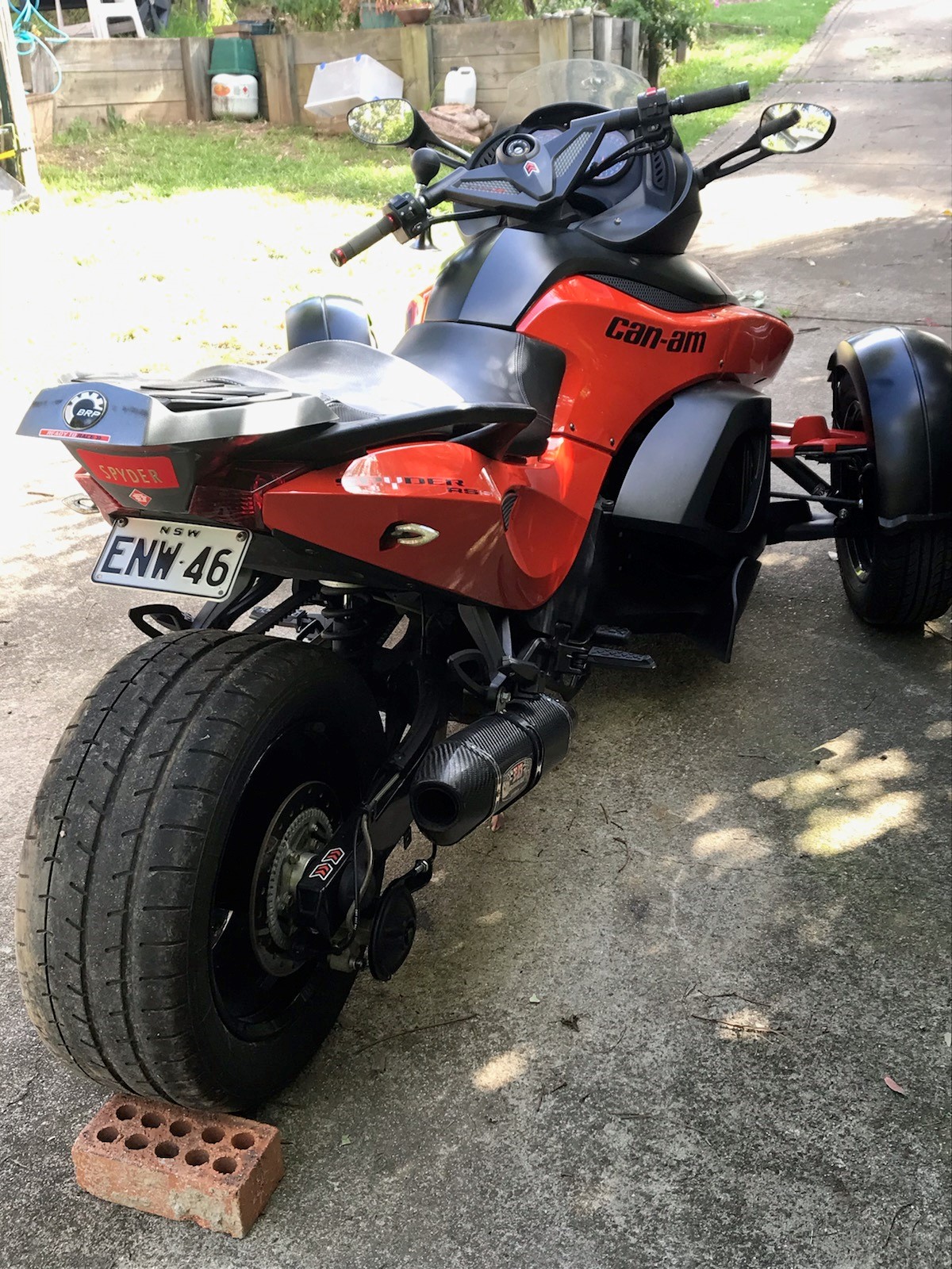 2012 CAN-AM SPYDER RSS ROAD