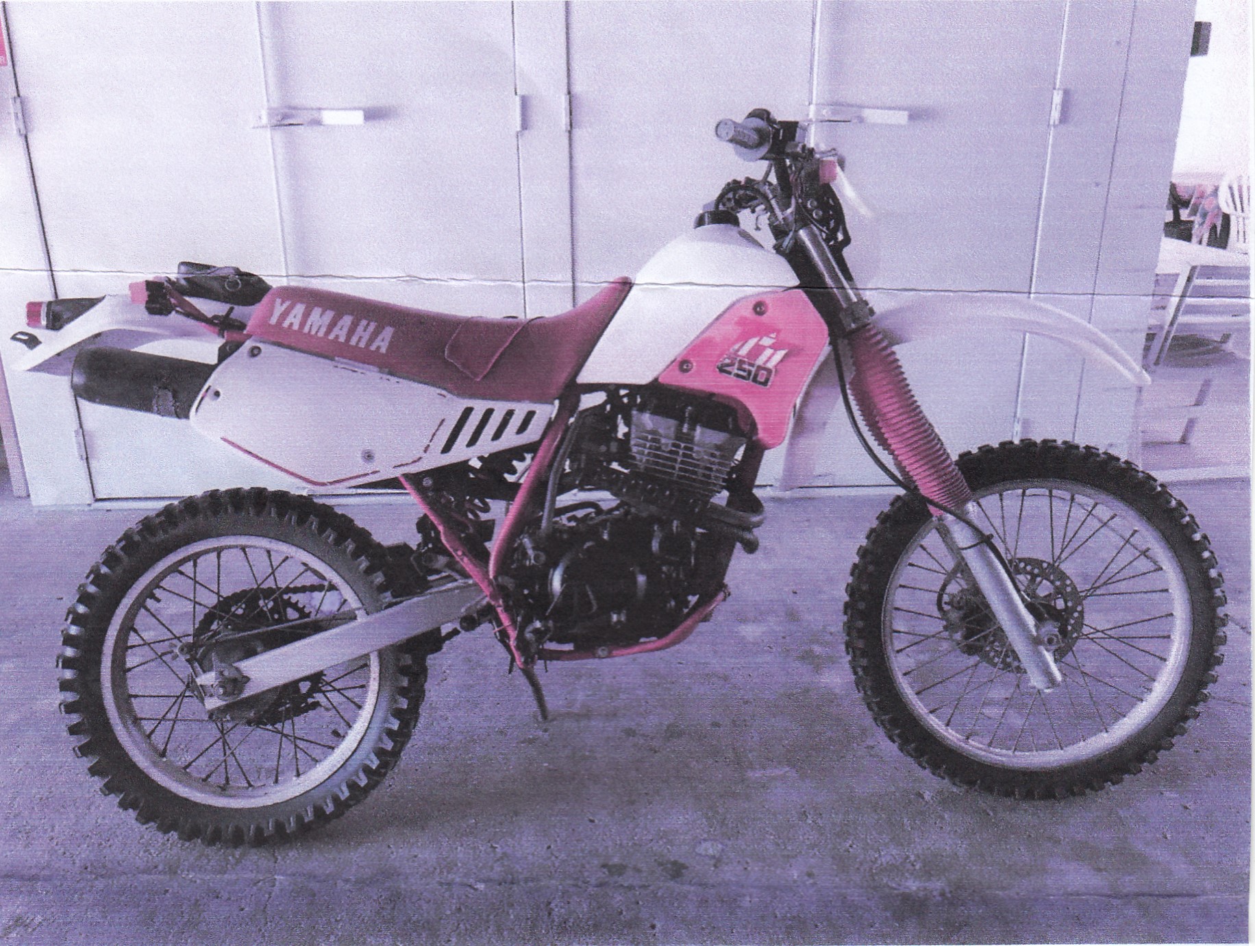 1985 YAMAHA TT250 ENDURO
