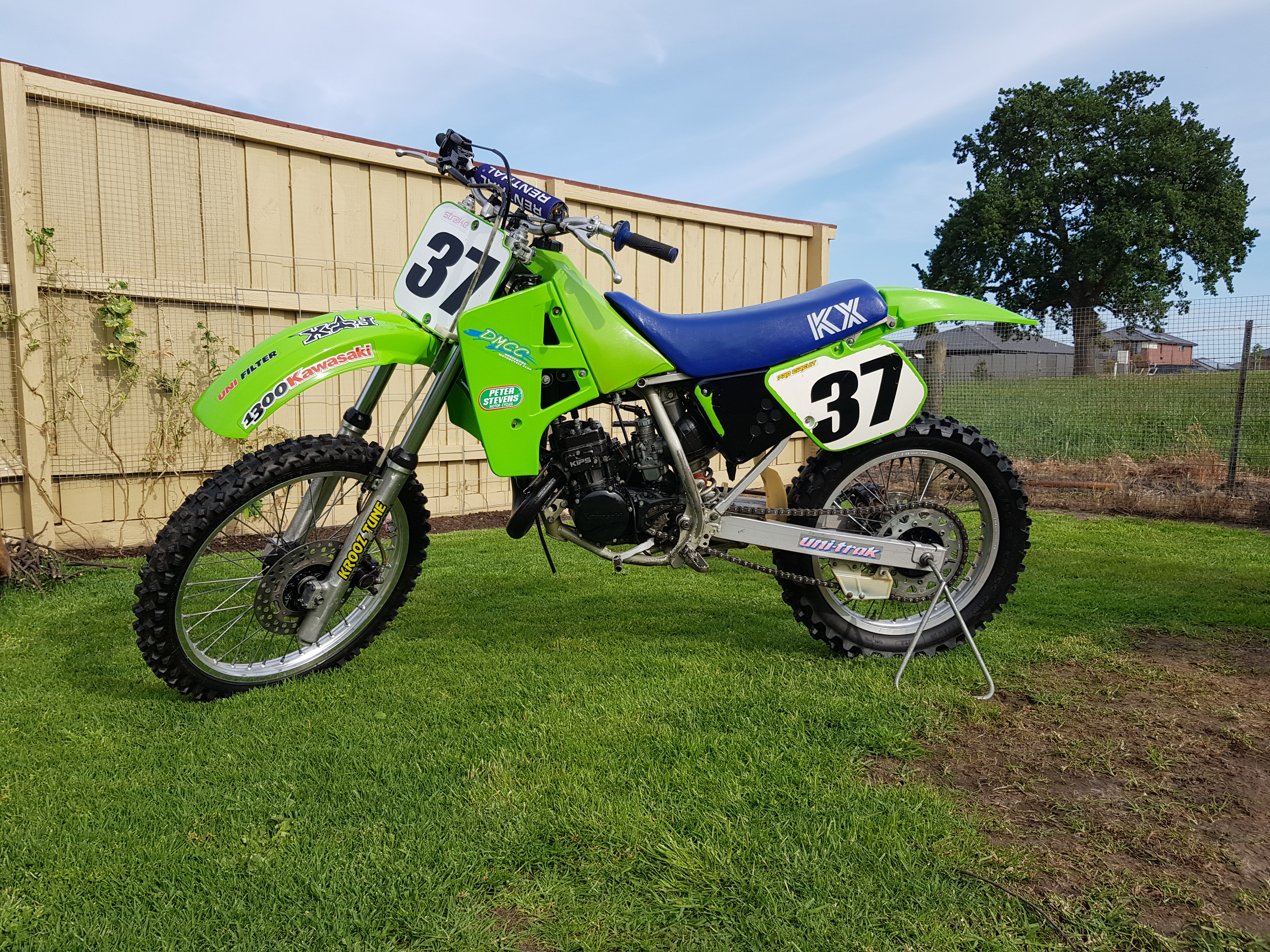 1986 KAWASAKI KX125 MOTOCROSS 