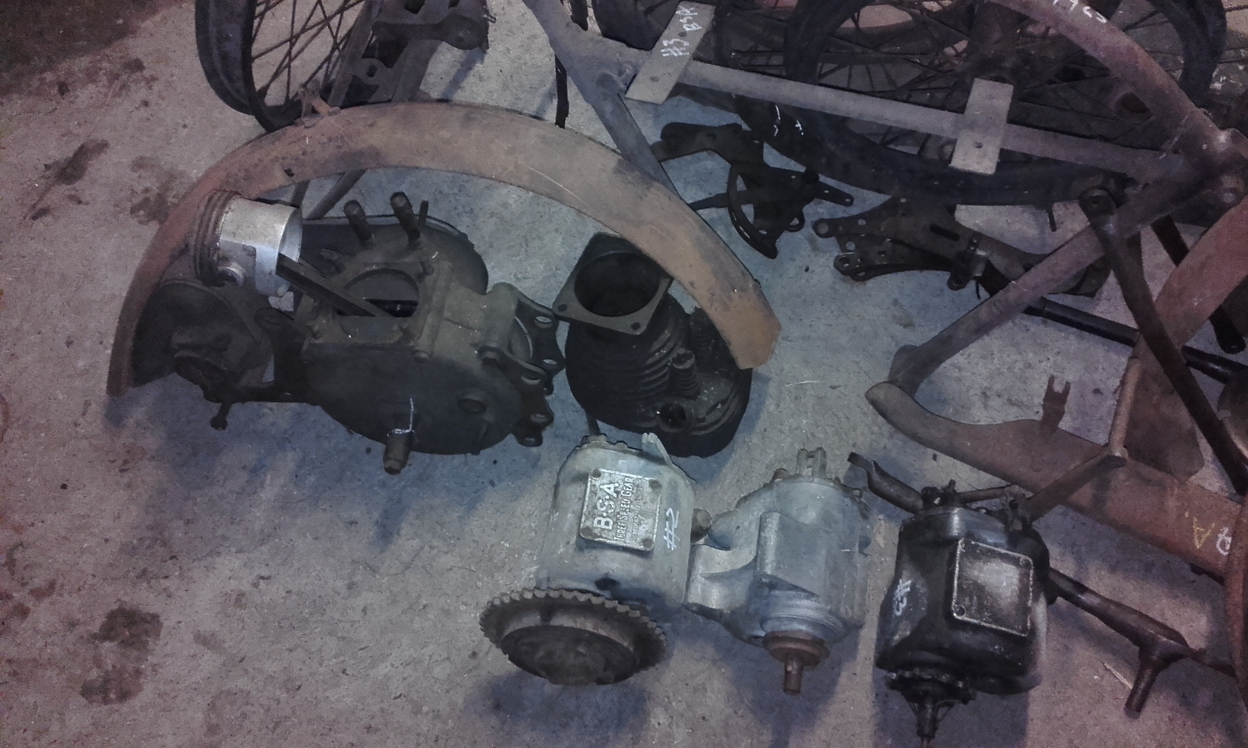 BSA 1926-27 MOTORCYCLE PARTS