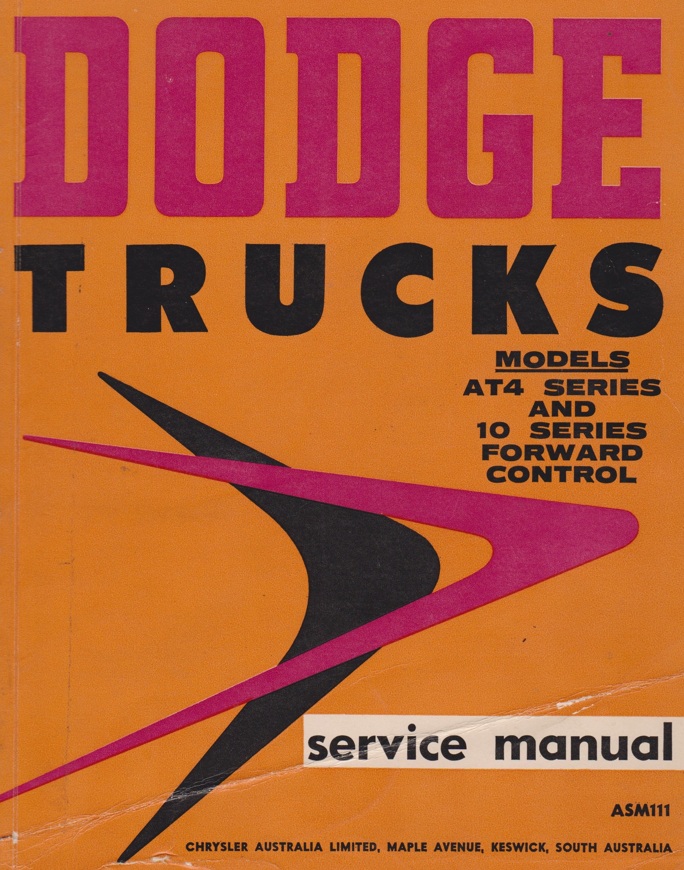 DODGE AT4 USB WORKSHOP MANUAL 
