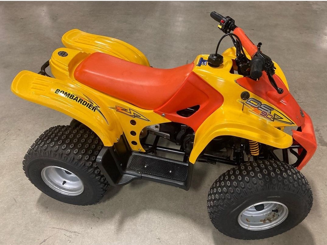 2002 BOMBARDIER DS90 90CC ATV