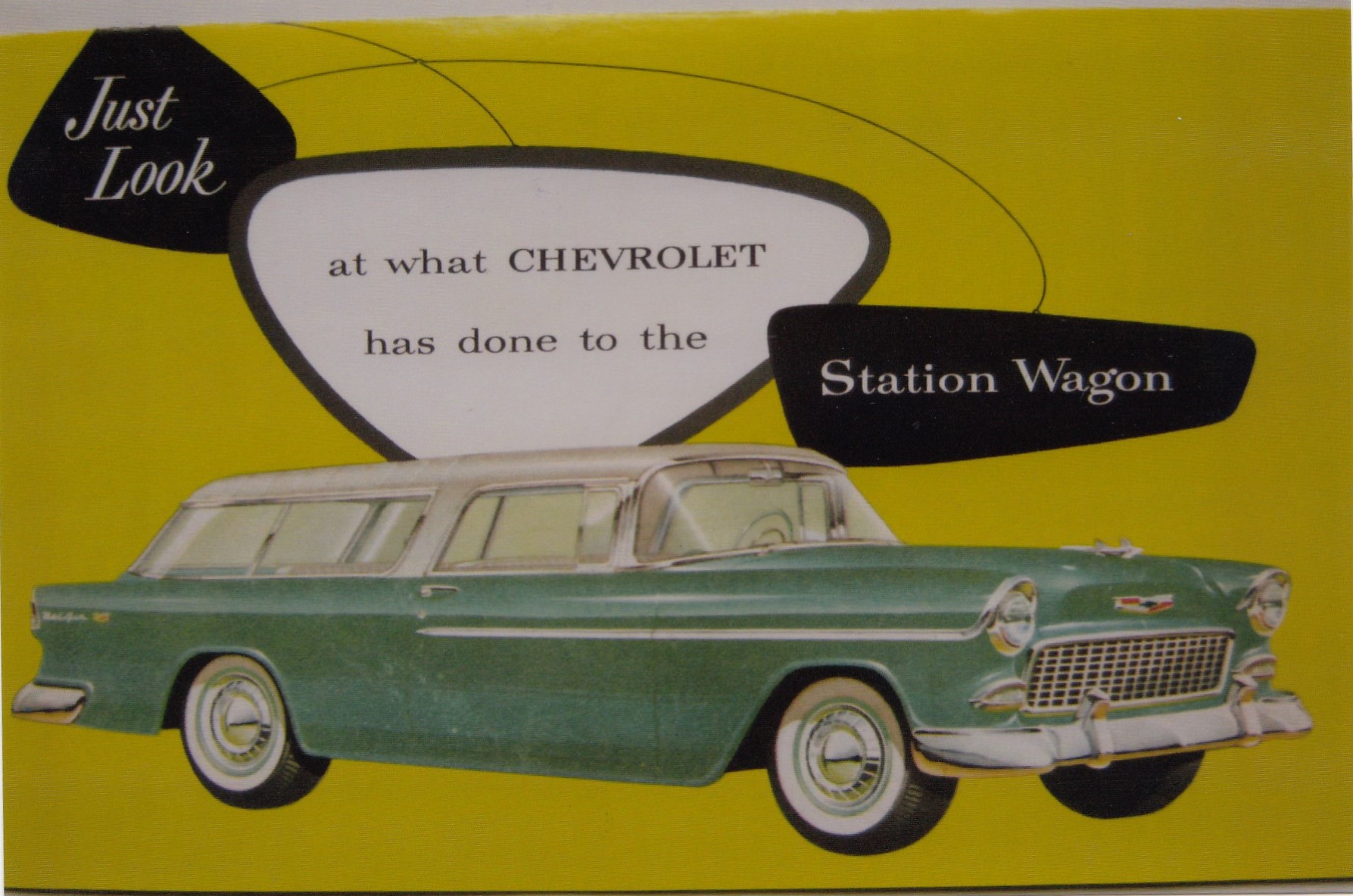 CHEV 1955 STATION WAGON SALES BROCHURE