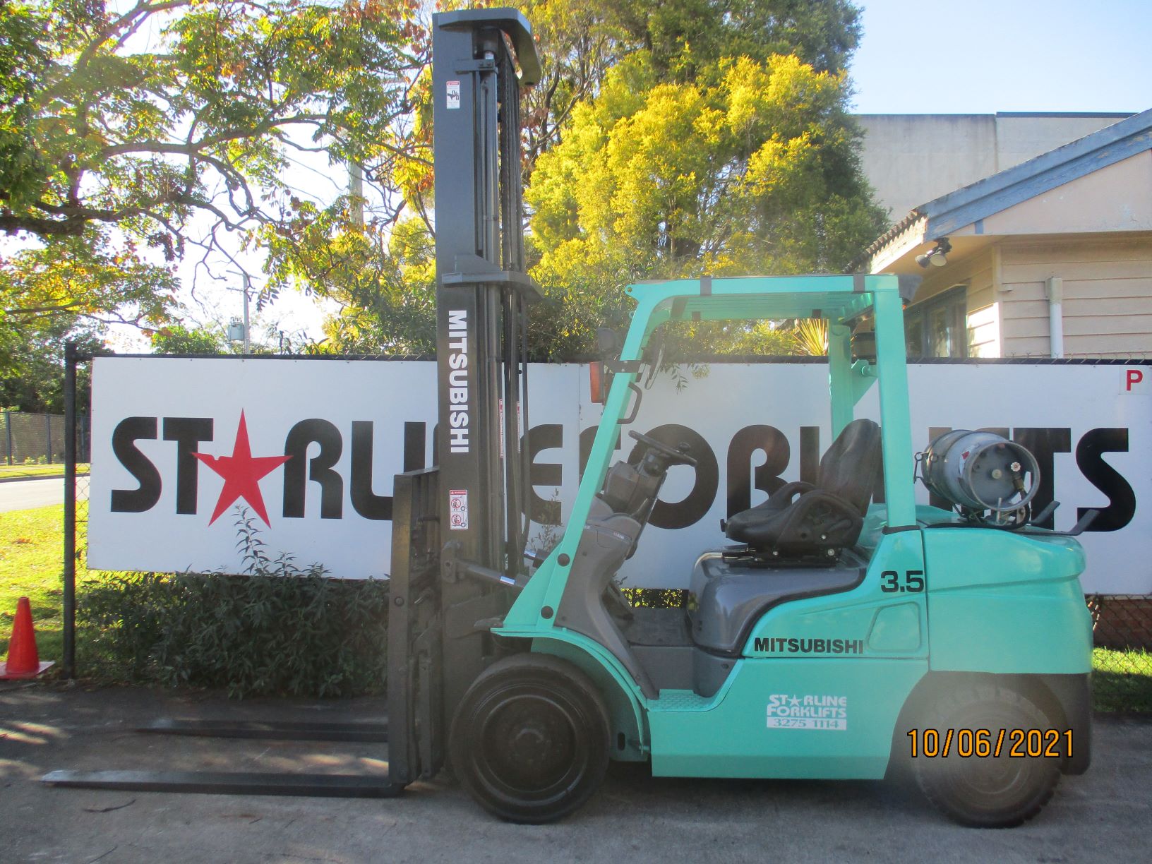 2009 Mitsubishi FG35ANT 3.5 Ton Forklift
