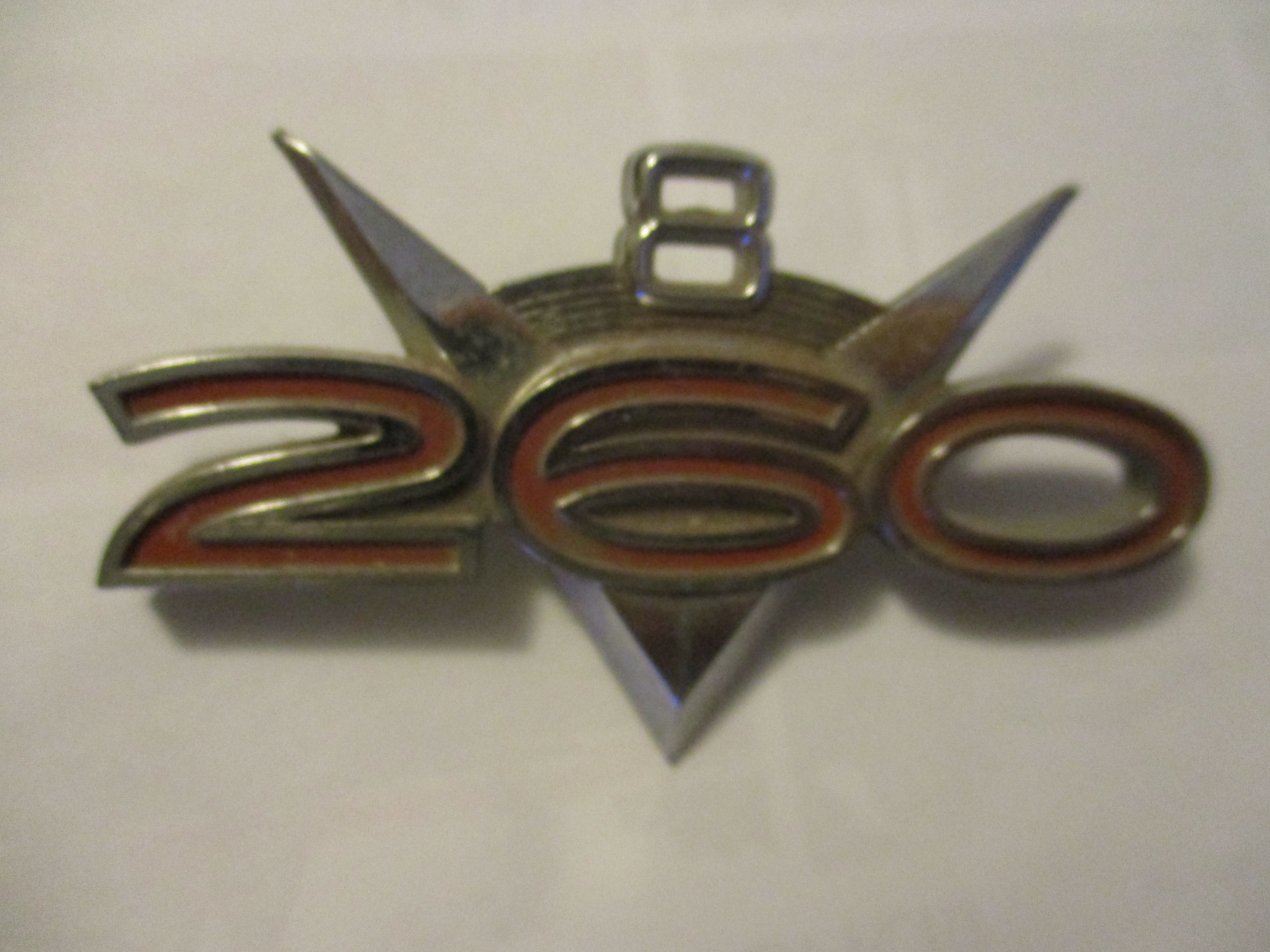 FORD FAIRLANE 1960s EMBLEM all pins complete in excellent condition 