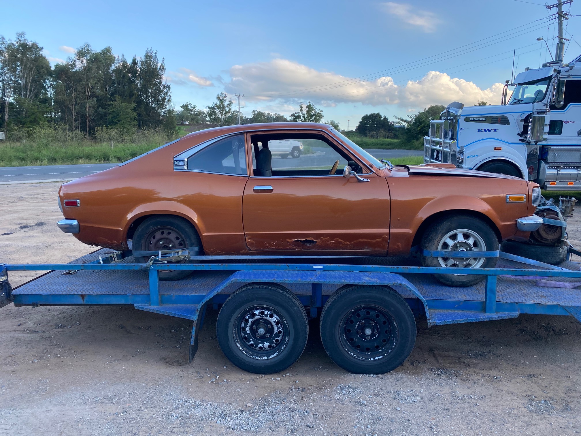 1974 MAZDA RX3 SUPER DELUXE COUPE