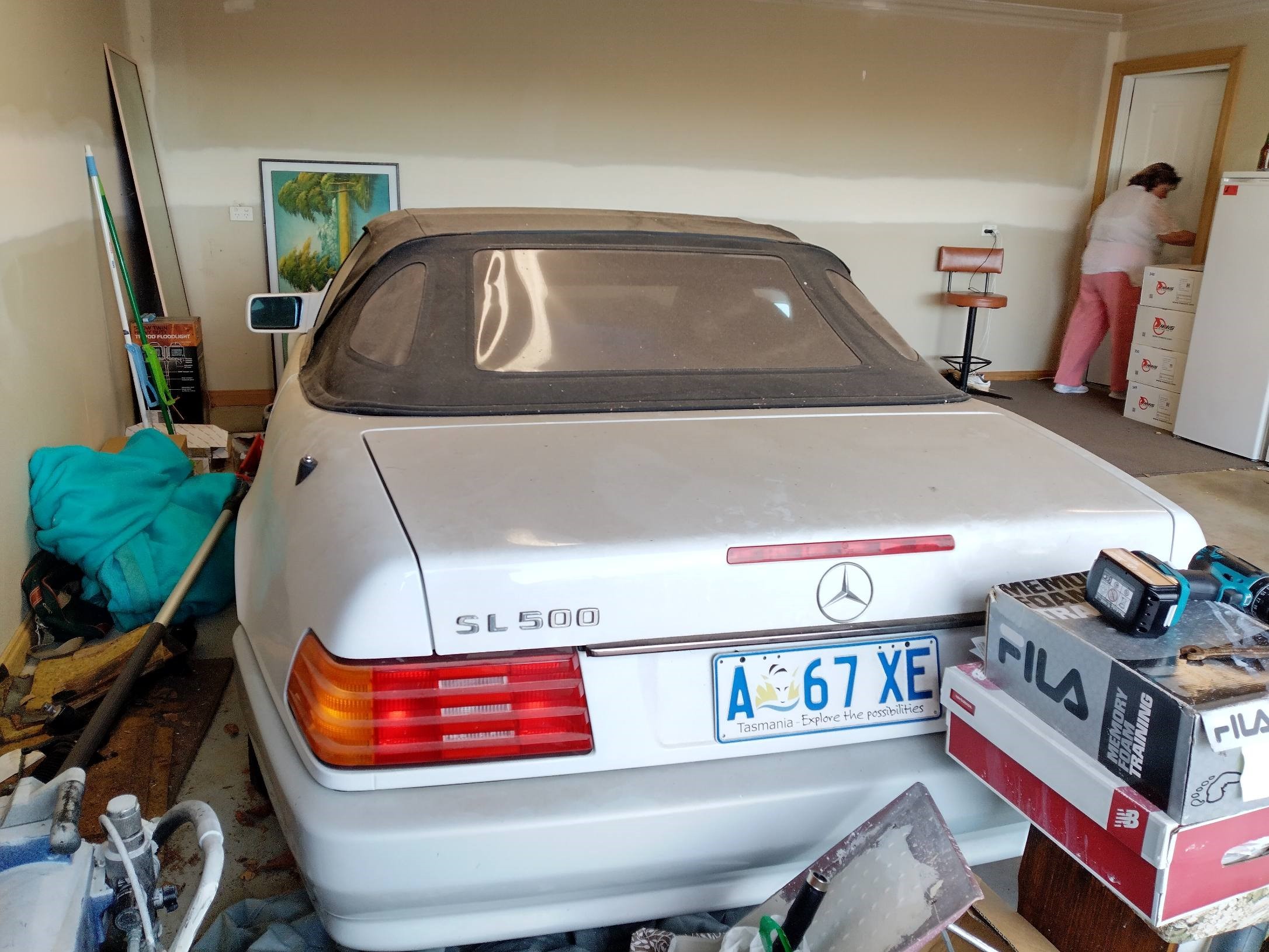 1991 MERCEDES-BENZ SL 500 CONVERTIBLE 