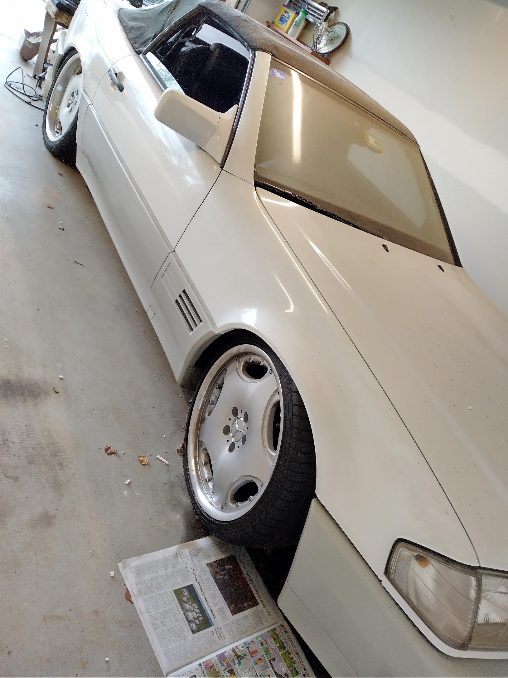 1991 MERCEDES-BENZ SL 500 CONVERTIBLE 