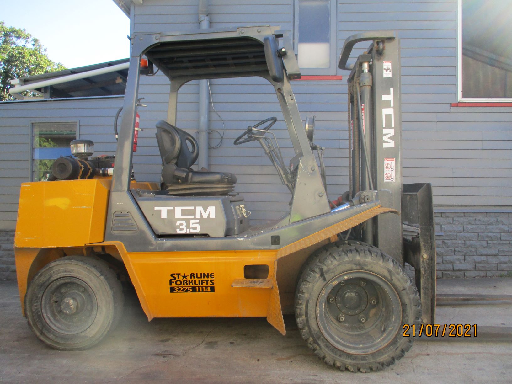1990 TCM FHD36ZS 3.6 Ton Forklift