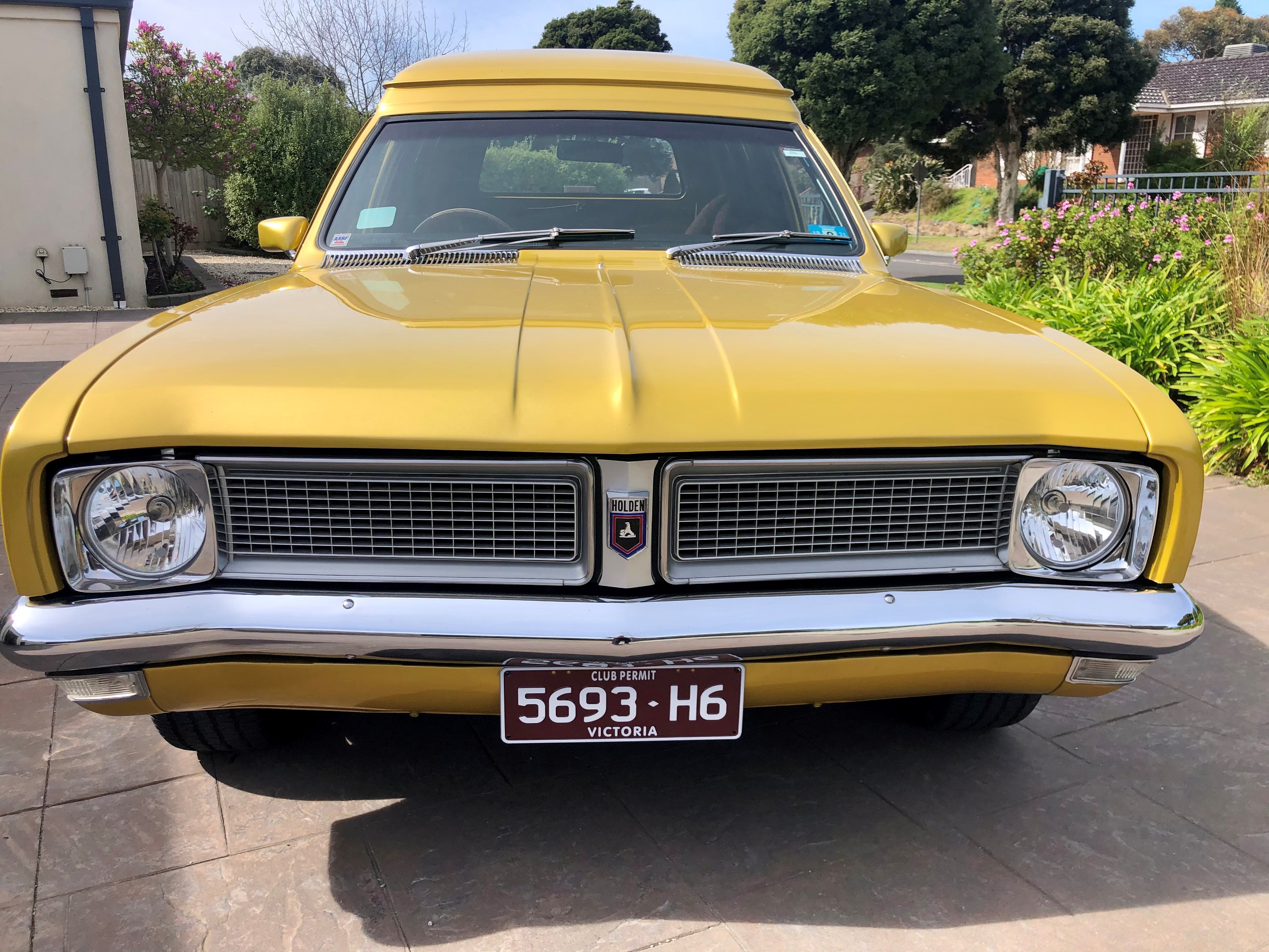 1971 HOLDEN BELMONT HG WINDOWLESS PANEL VAN