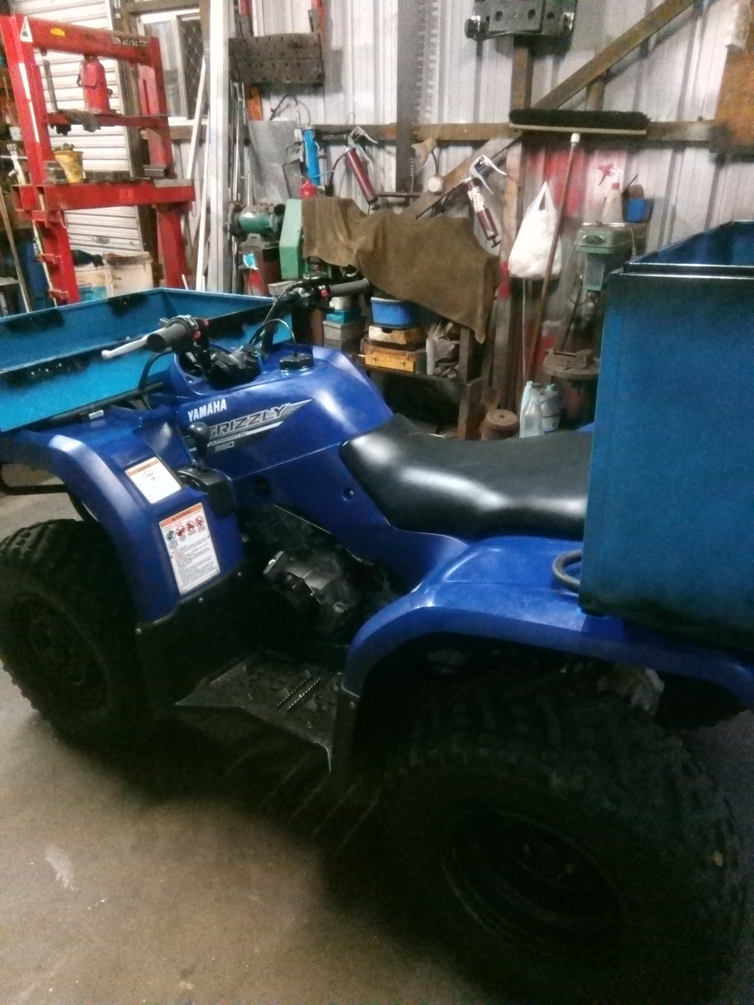 STOLEN: 2016 YAMAHA YFM350FA GRIZZLY (4x4) ATV/Quad