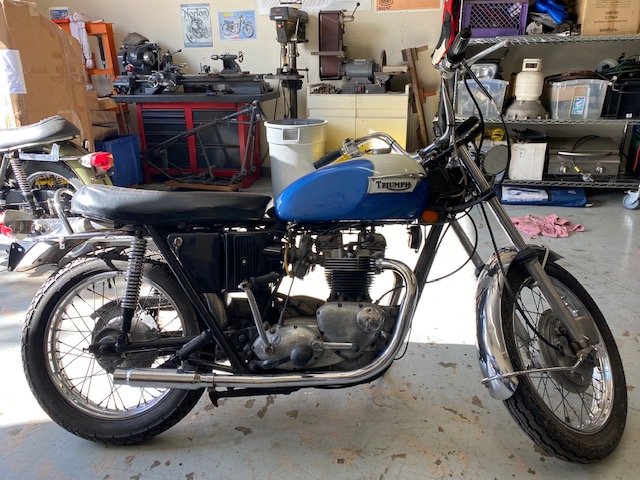 1972 TRIUMPH BONNEVILLE 650 ROAD