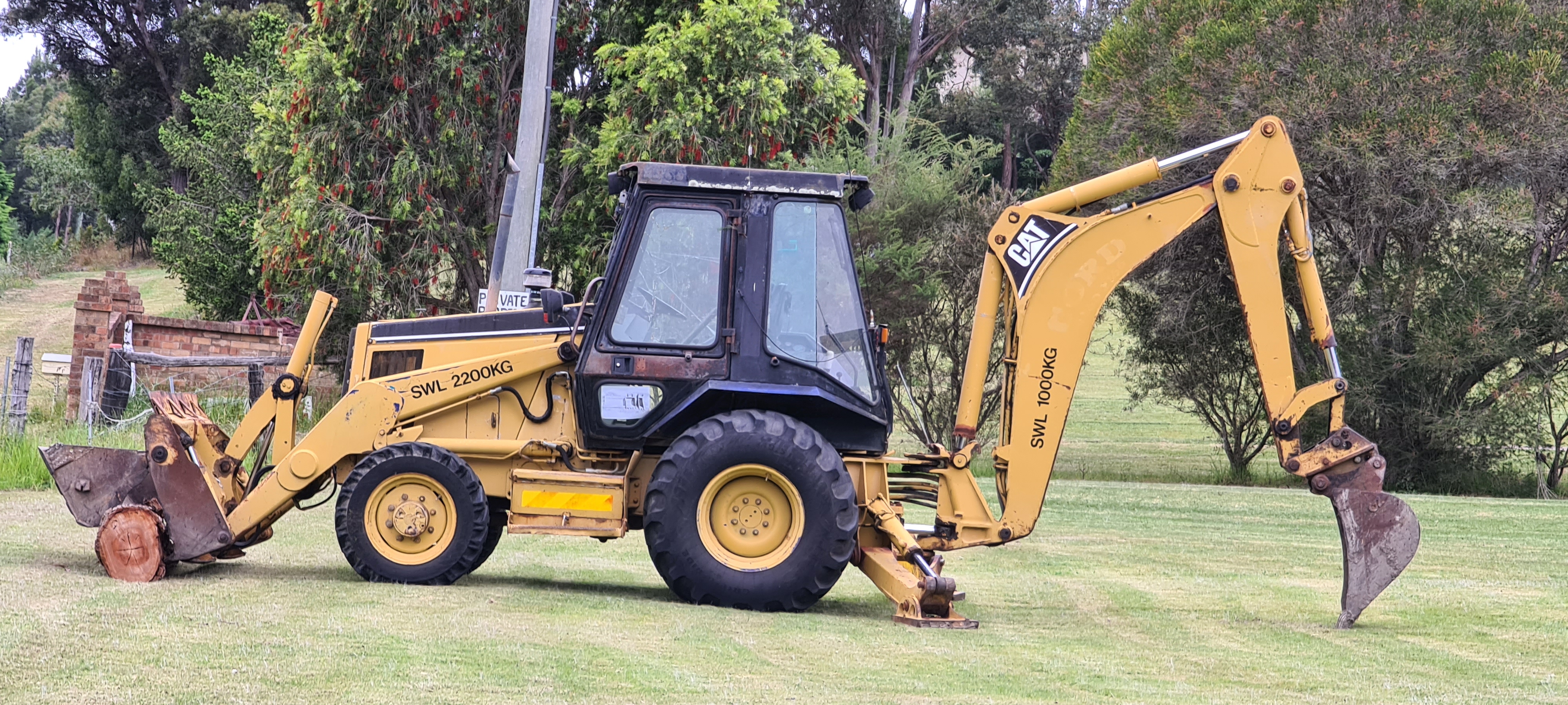 CATERPILLAR 416B 4WD BACKHOE 