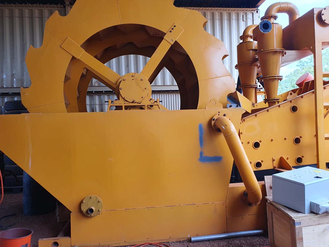 120T Sand Washing Plant with Double Deck Dewatering Screen
