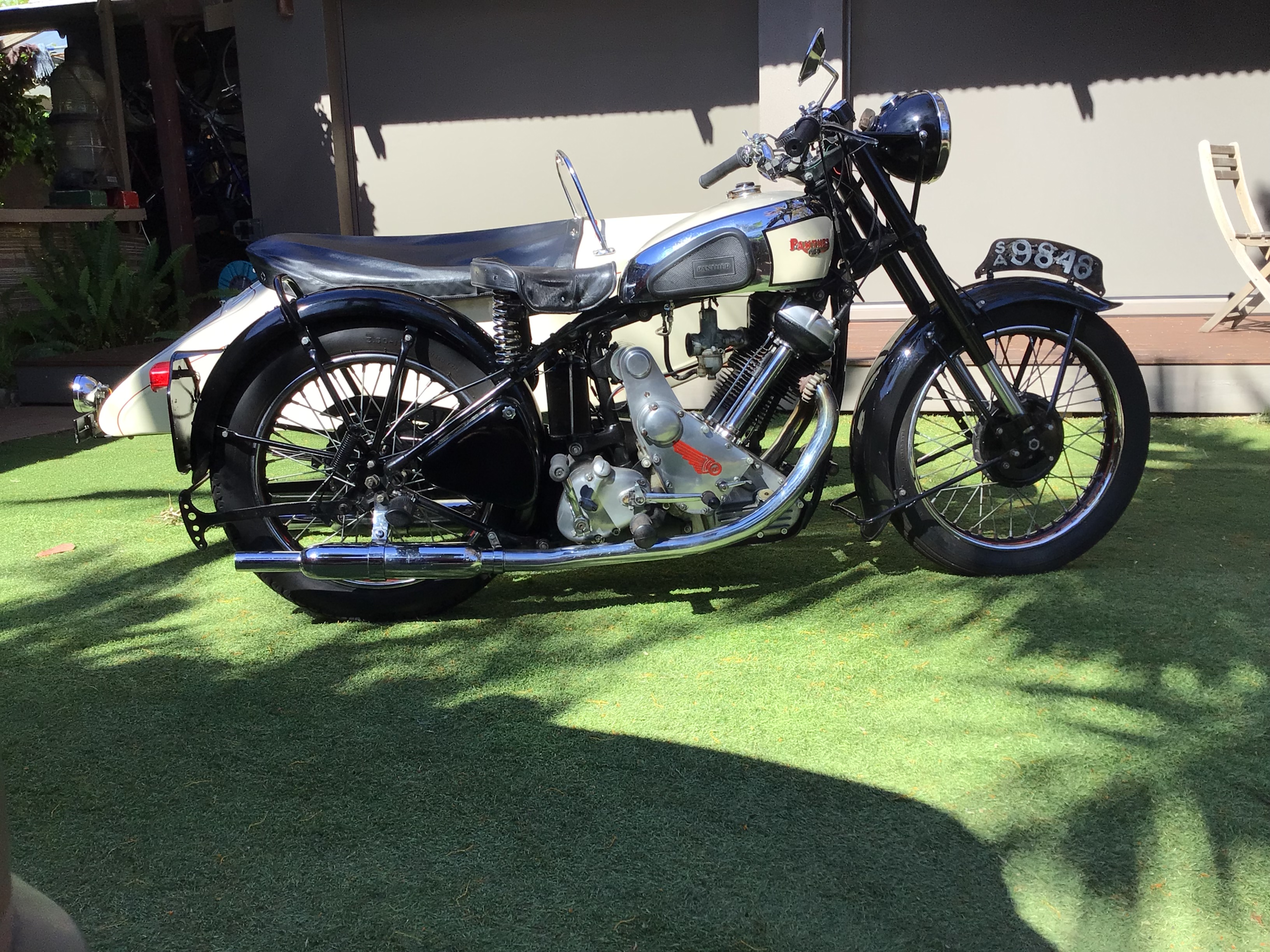 1948 PANTHER M100 600CC OUTFIT 