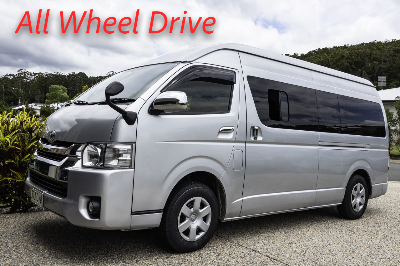 2014 TOYOTA HIACE COMMUTER SLWB ALL WHEEL DRIVE VAN