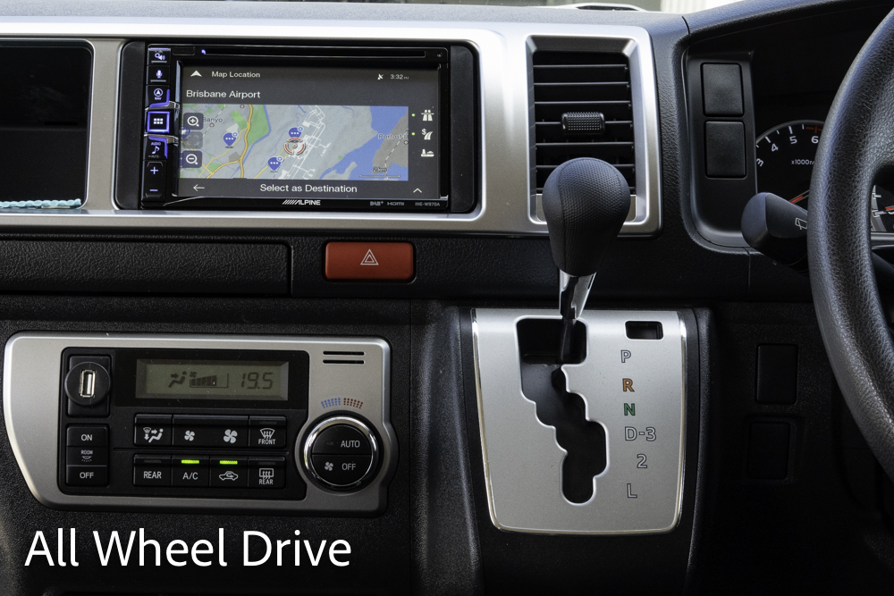 2014 TOYOTA HIACE COMMUTER SLWB ALL WHEEL DRIVE VAN