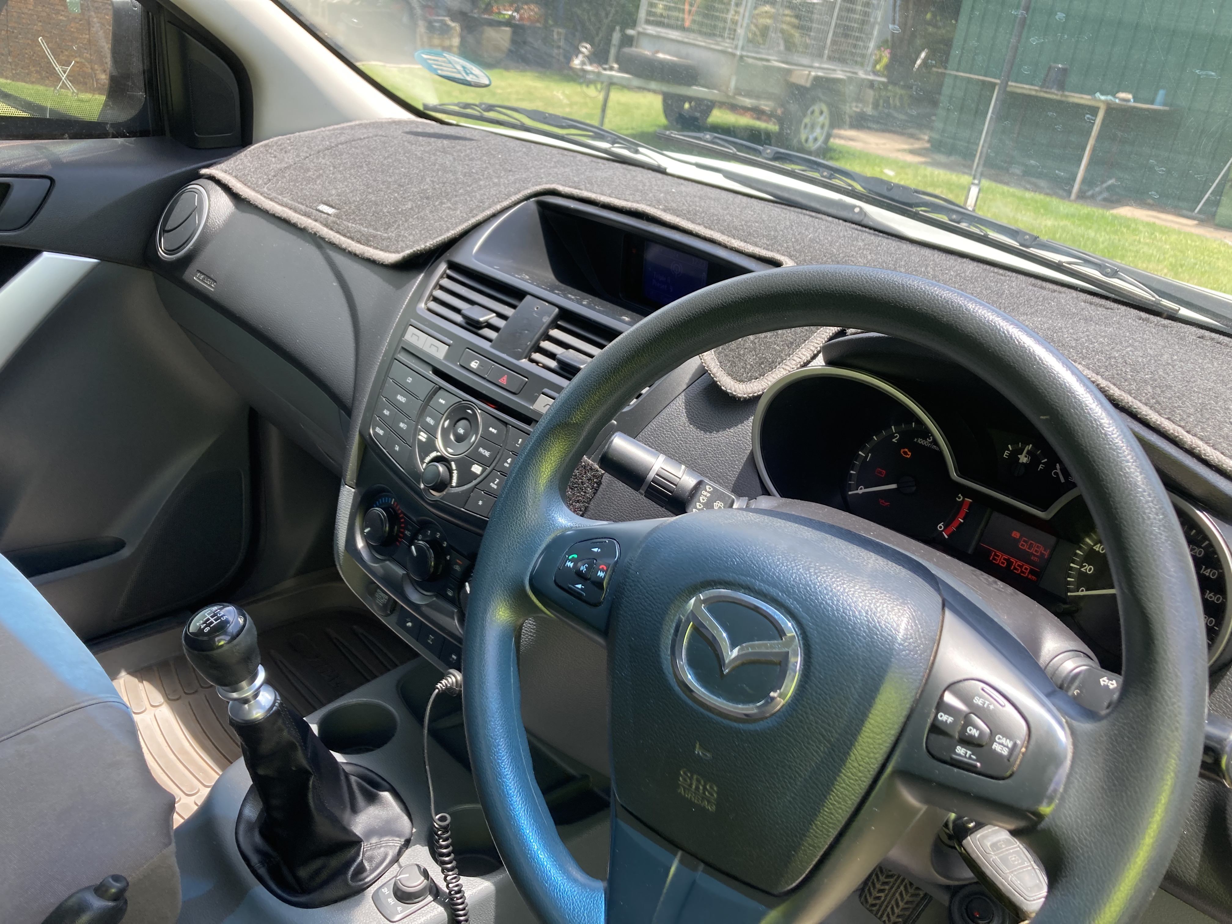 2013 MAZDA BT-50 MY13 XT (4x4) 6 SP MANUAL C/CHASSIS