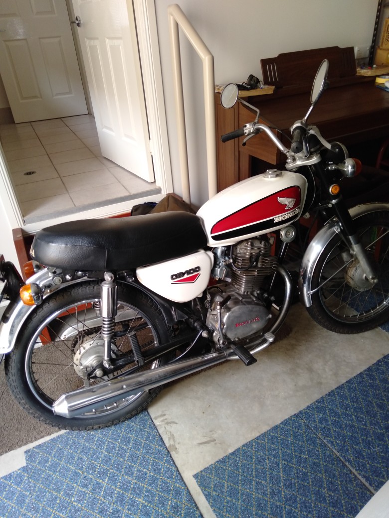 1972 HONDA CB100 ROAD