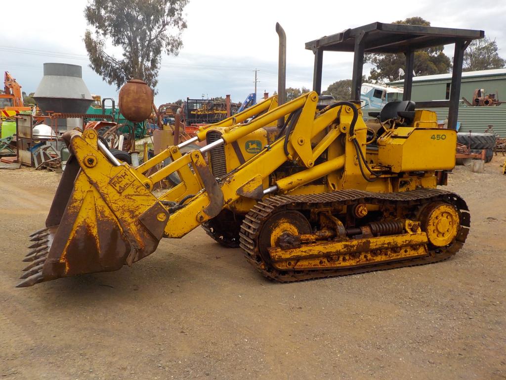 John Deere 450 Trescavator