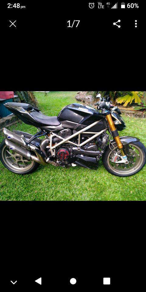 2009 DUCATI 1100CC STREETFIGHTER S MY09