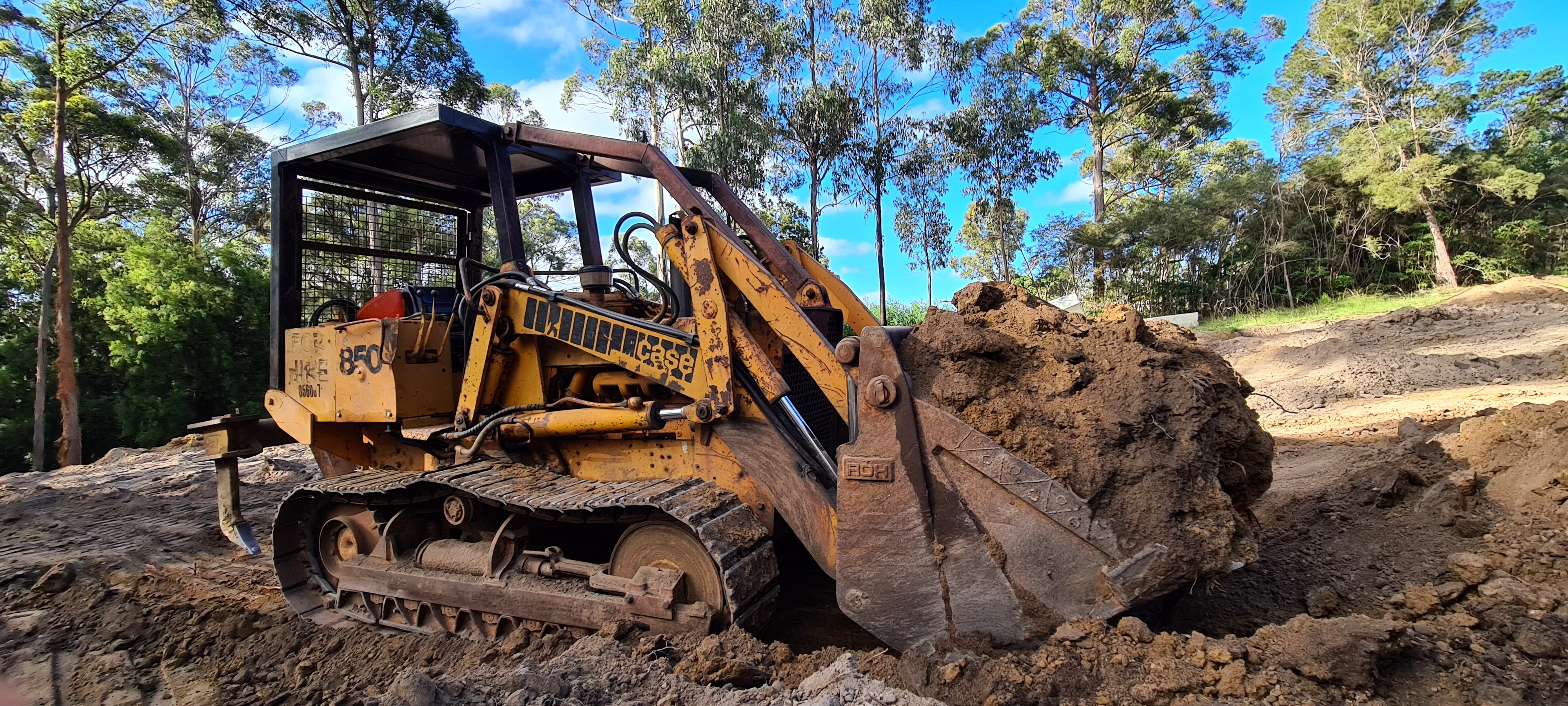 CASE DROTT TRAXCAVATOR 855 LOADER