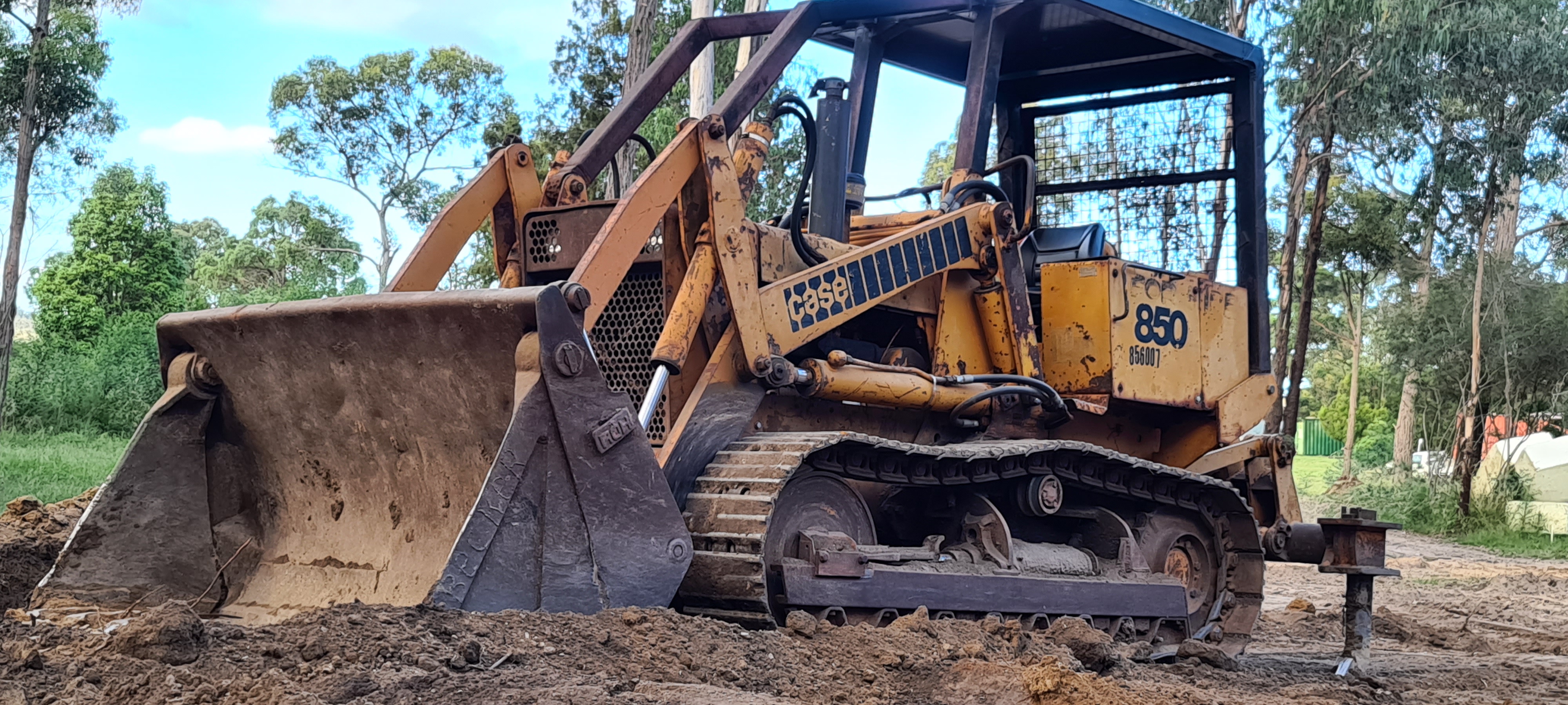 CASE DROTT TRAXCAVATOR 855 LOADER