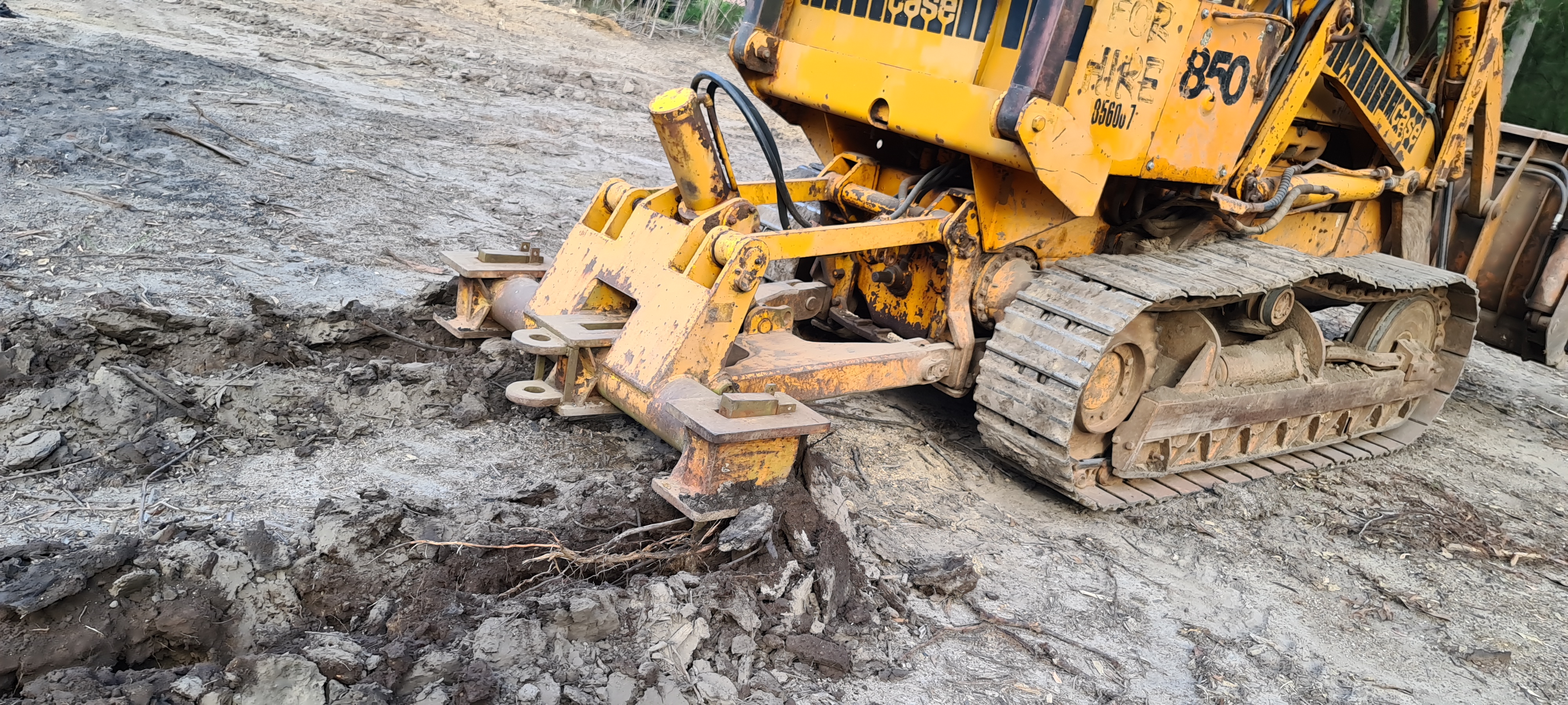 CASE DROTT TRAXCAVATOR 855 LOADER