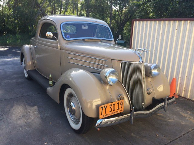 1936 FORD DELUXE 3 WINDOW COUPE