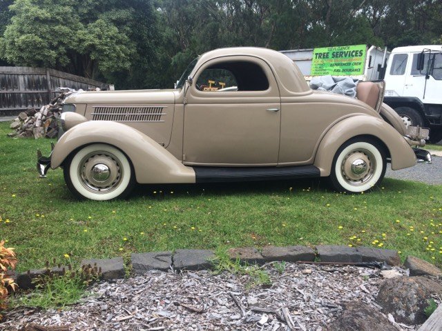 1936 FORD DELUXE 3 WINDOW COUPE