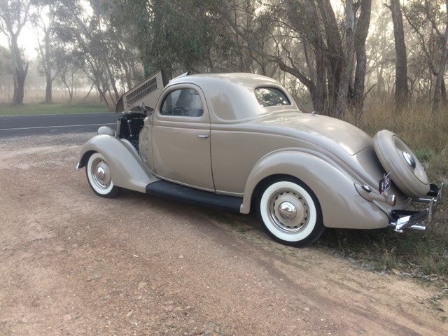 1936 FORD DELUXE 3 WINDOW COUPE