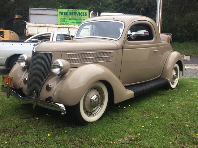1936 FORD DELUXE 3 WINDOW COUPE