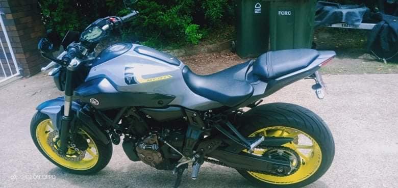 2016 YAMAHA MT-07 LAMS ROAD