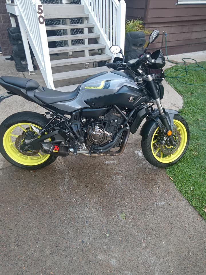 2016 YAMAHA MT-07 LAMS ROAD