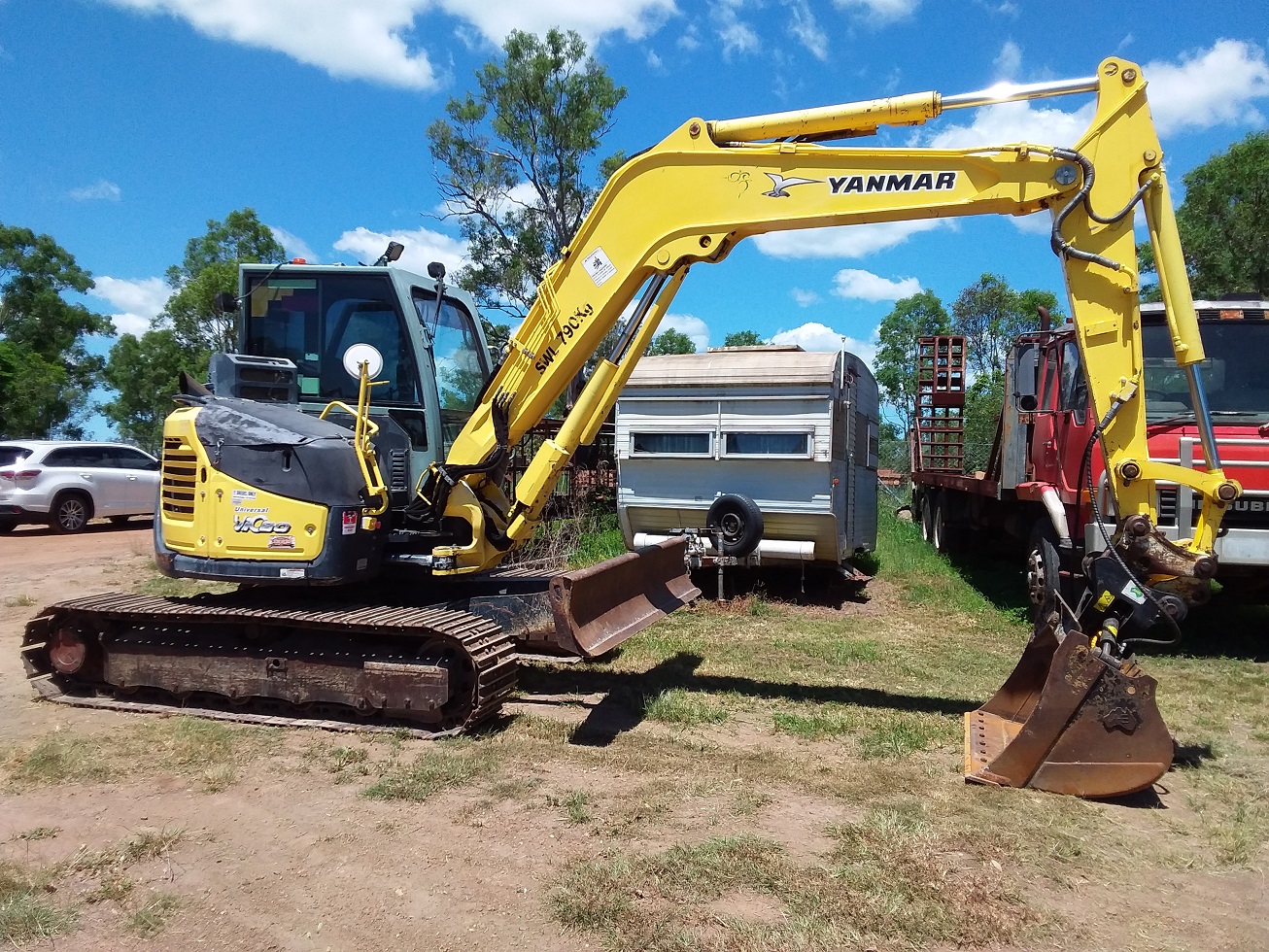 2013 Yanmar Vio 80 Cab Excavator