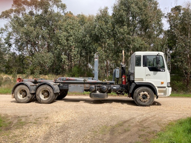 2004 HINO RANGER FS14 50 MANUAL HOOKLIFT