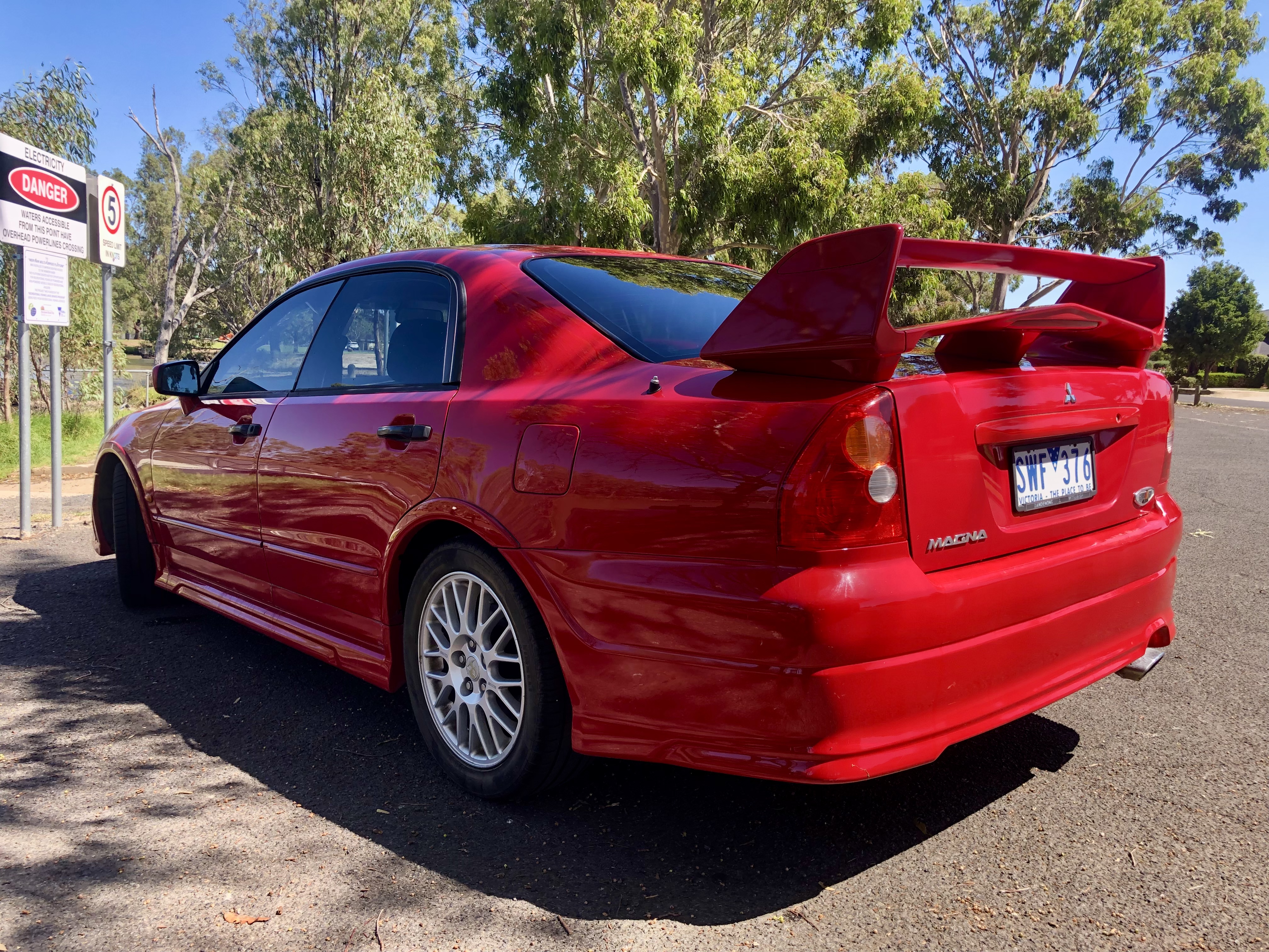 2002 MITSUBISHI MAGNA TJ RALLIART 5 SP AUTO SPORTS MODE 4D SEDAN