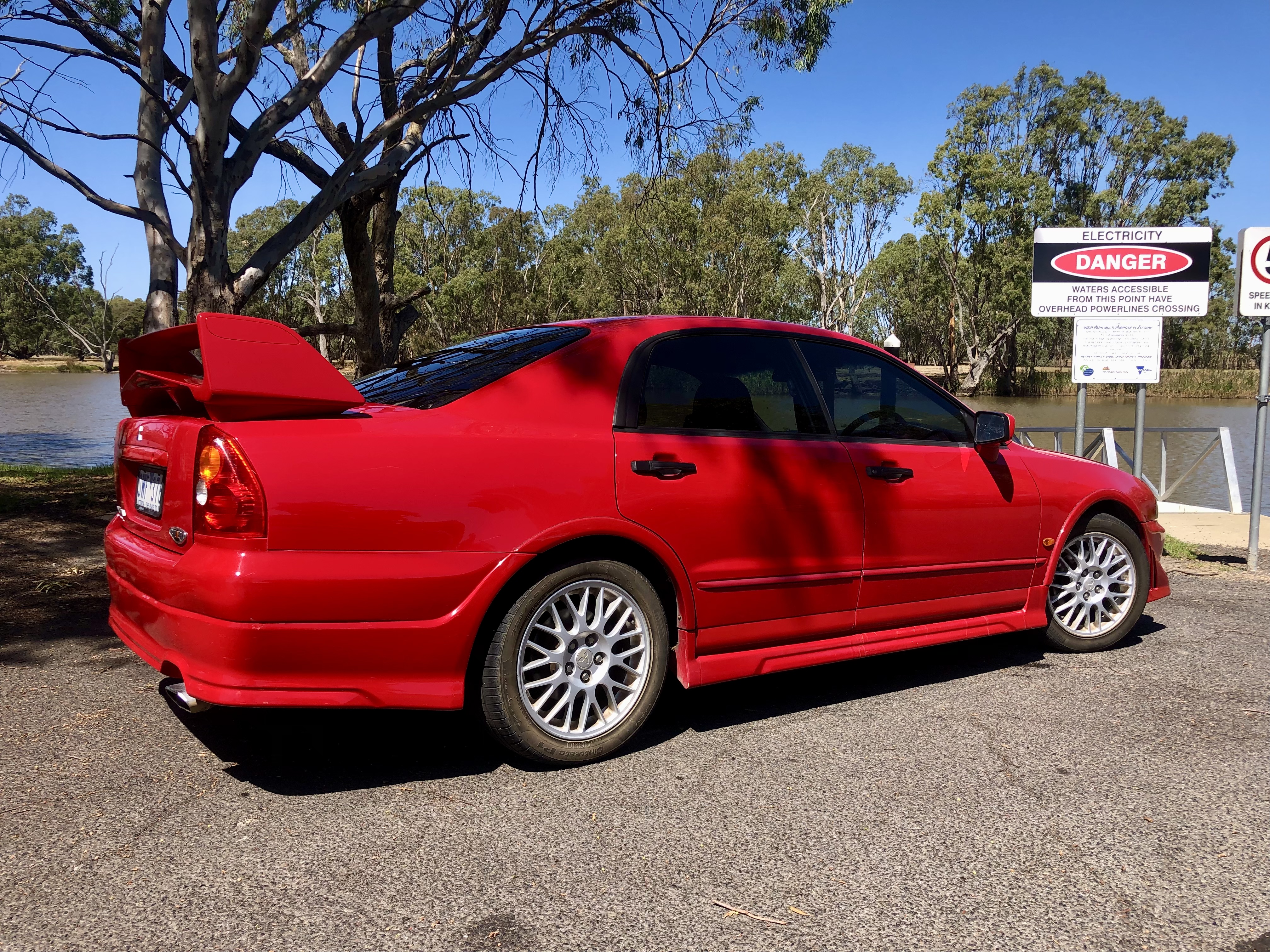 2002 MITSUBISHI MAGNA TJ RALLIART 5 SP AUTO SPORTS MODE 4D SEDAN