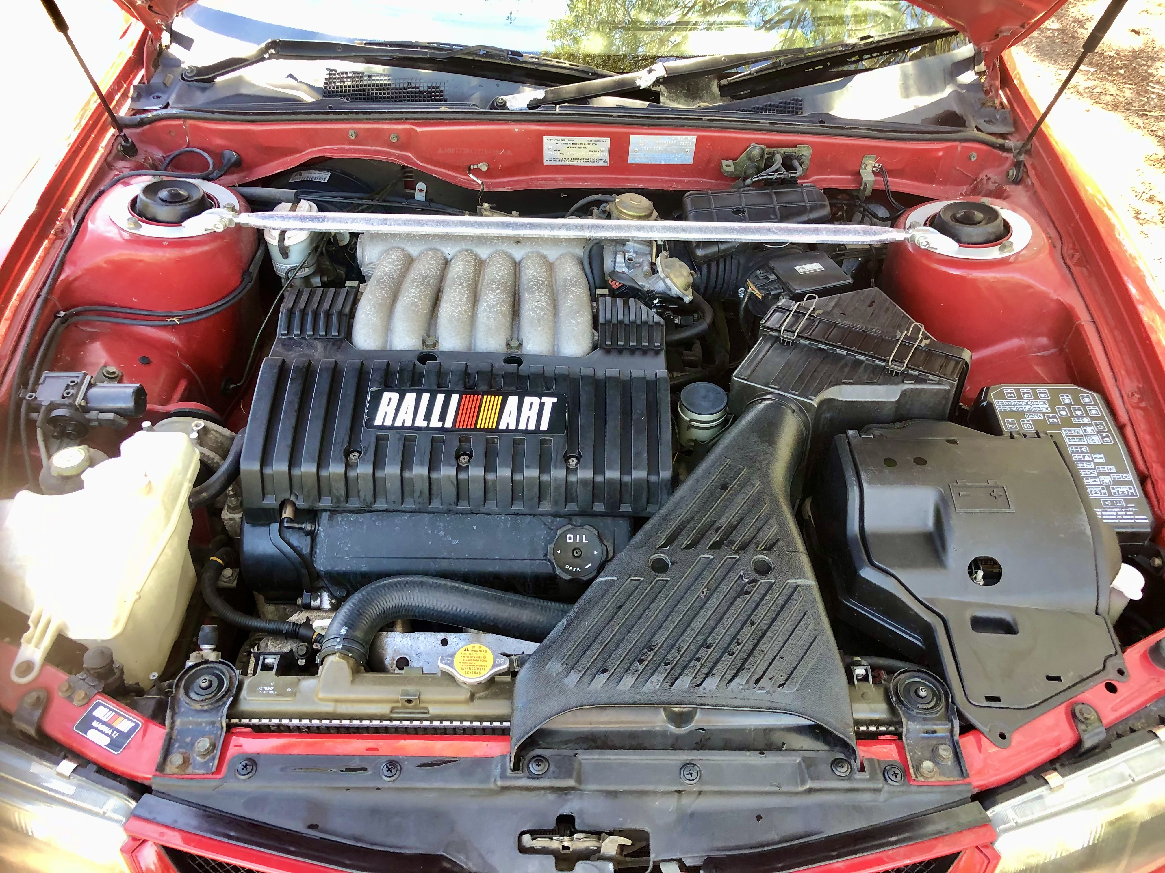 2002 MITSUBISHI MAGNA TJ RALLIART 5 SP AUTO SPORTS MODE 4D SEDAN