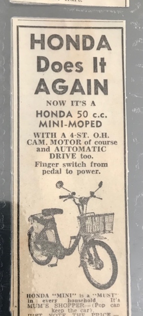 1966 HONDA P50 SCOOTER