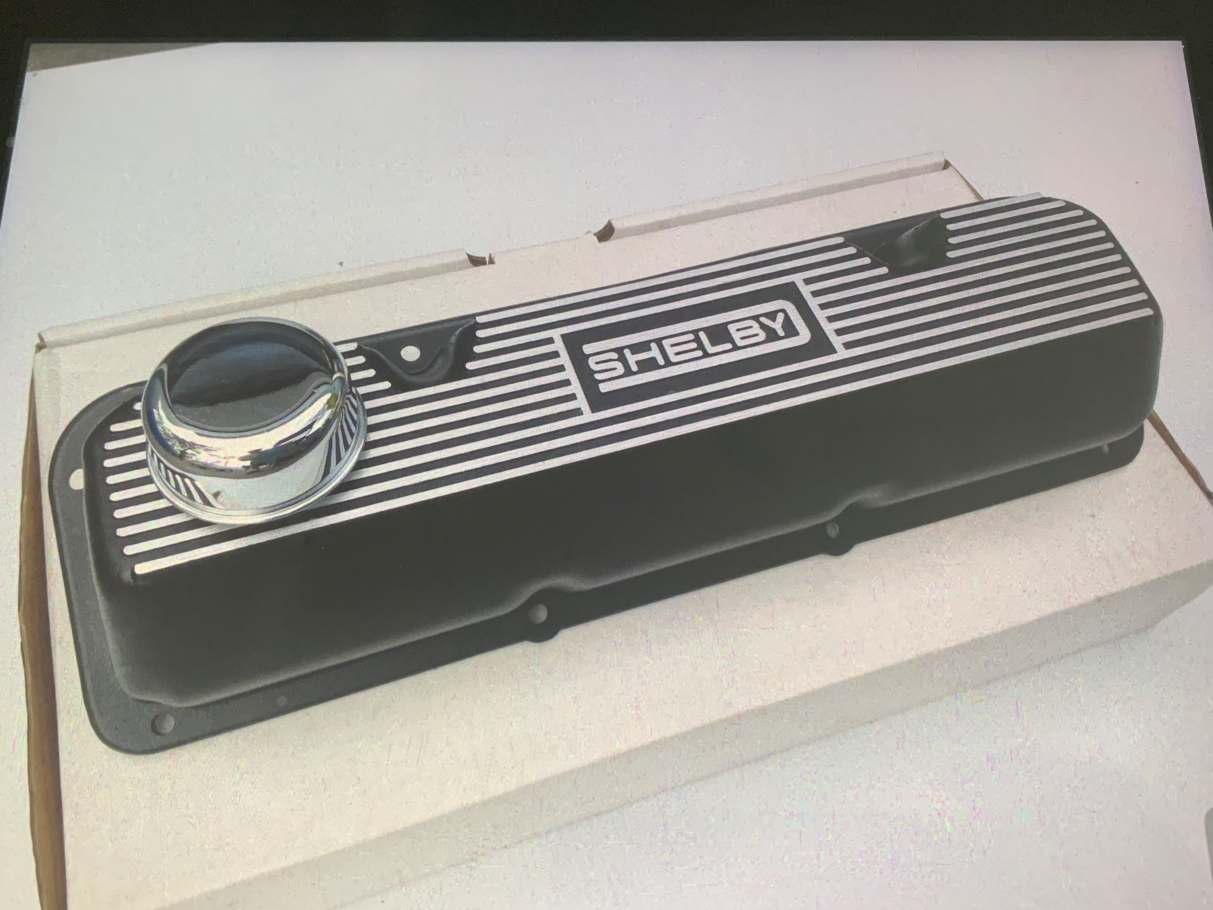 FORD CLEVELAND SHELBY ALLOY FINNED VALVE COVERS