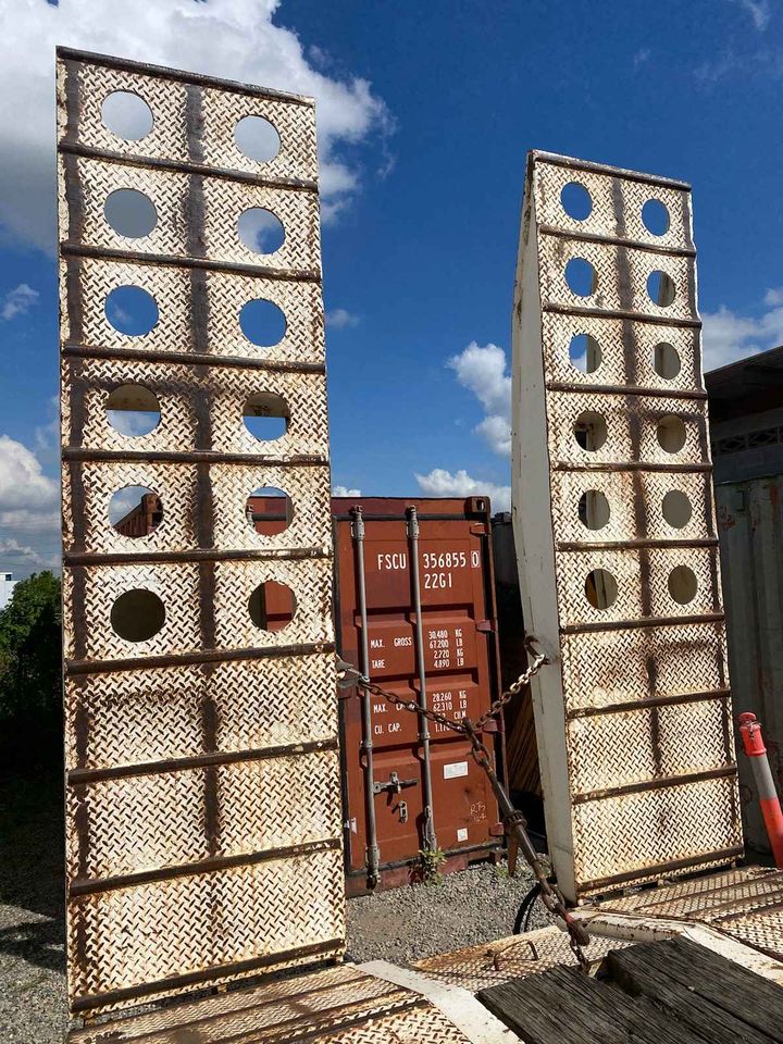 1990 LUSTY TANDEM LOW LOADER TRAILER