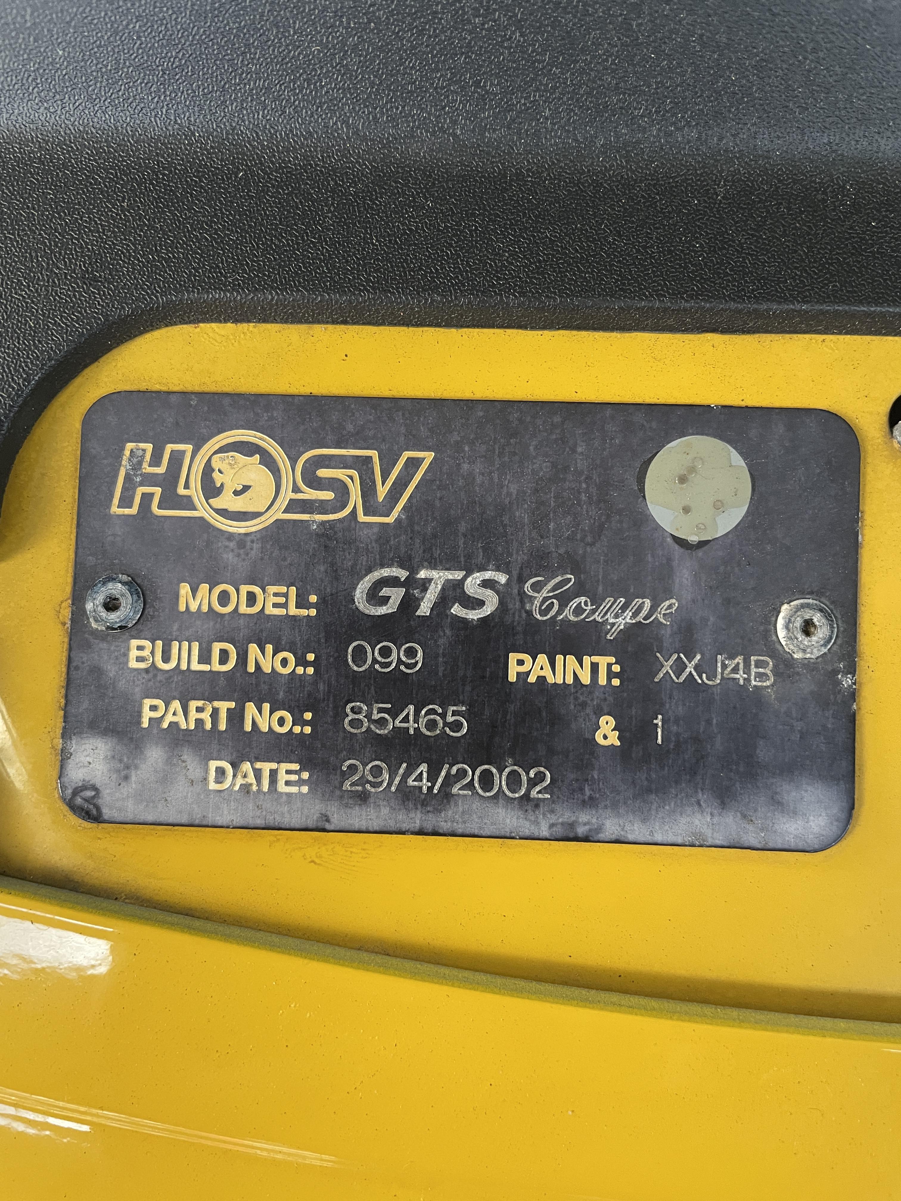 2002 HSV GTS COUPE